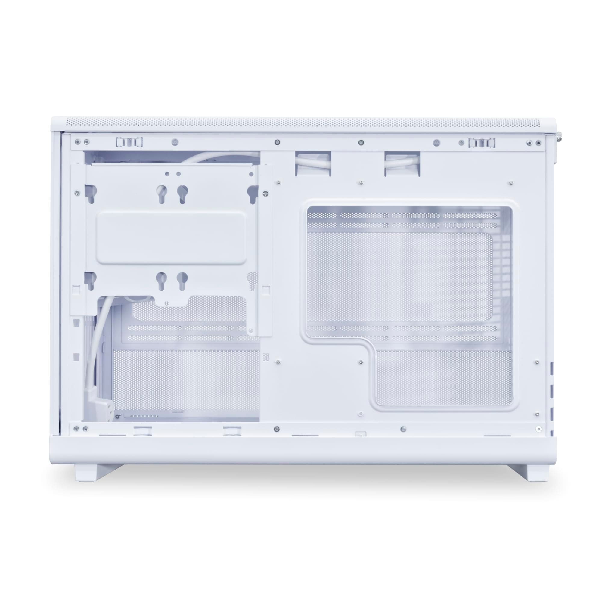 Lian Li DAN Cases A3-mATX Wood Edition PC Gehäuse Weiß - Micro-ATX Gehäuse, SFF Case, Mini Tower, GPU bis 415 mm Länge, unterstützt bis zu 360 mm Radiatoren, Buchenholz Bild 7