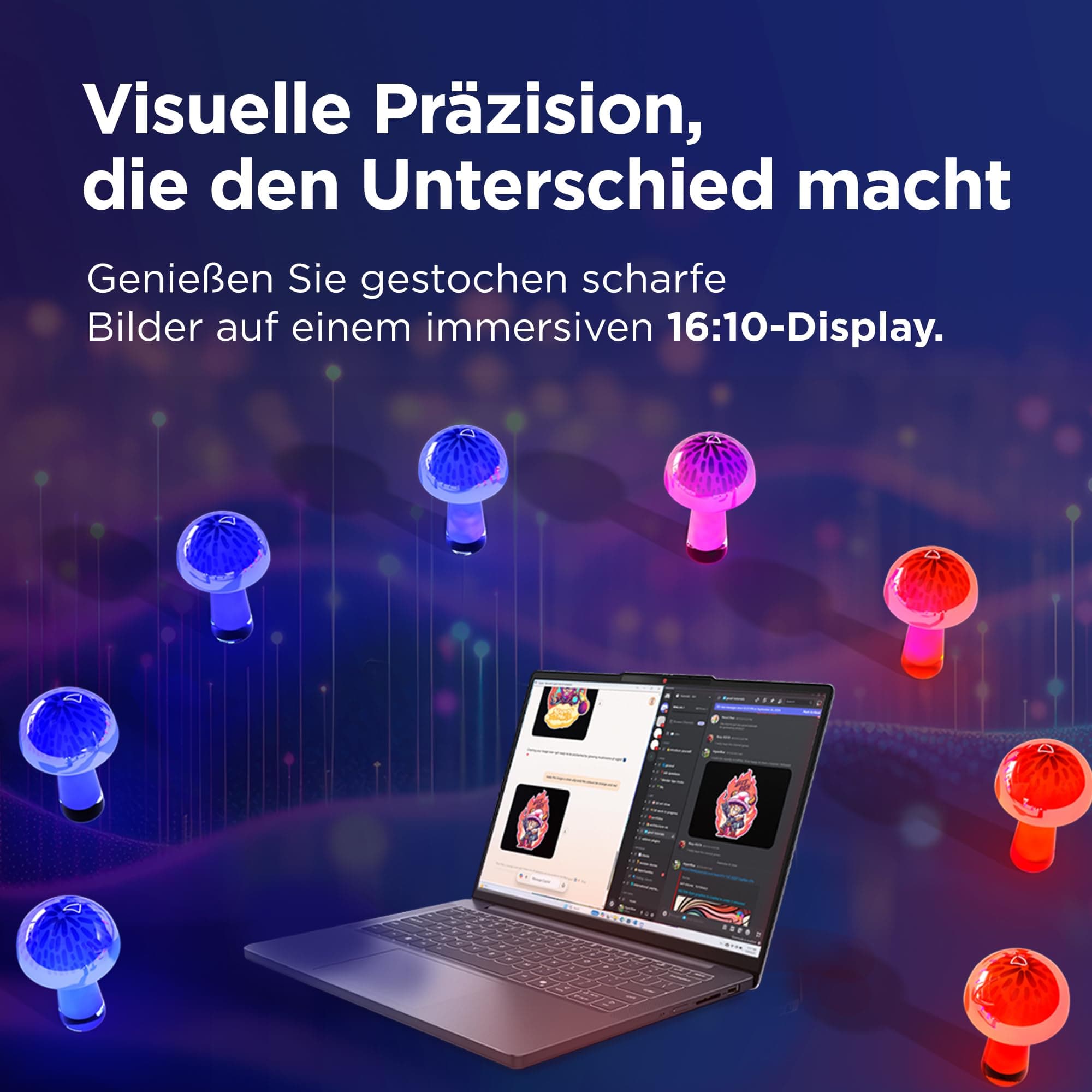 Lenovo IdeaPad Slim 3i Laptop | 14" WUXGA Display | Intel Core i5 13420H | 16GB RAM | 512GB SSD | Intel UHD Grafik | Win11 | QWERTZ | Luna Grau | 3 Monate Premium Care Bild 4