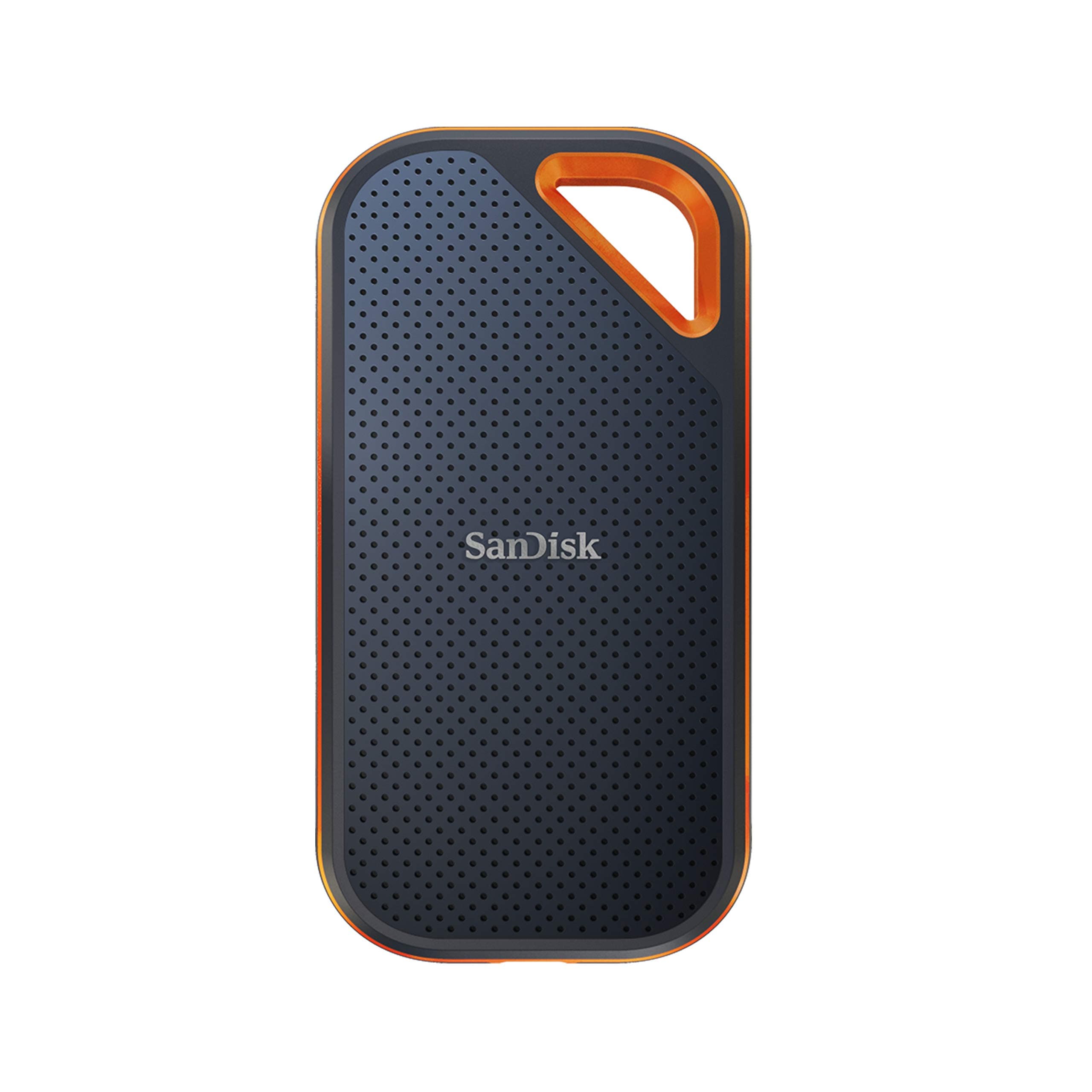 SanDisk Extreme PRO Portable SSD 4 TB (externe SSD, NVMe-SSD-Performance, 2,5 Zoll, 2.000 MB/s Lesen und Schreiben, AES-Verschlüsselung, IP65-Wasser- und -Staubschutz) grau Schwarz 4 TB Bild 3
