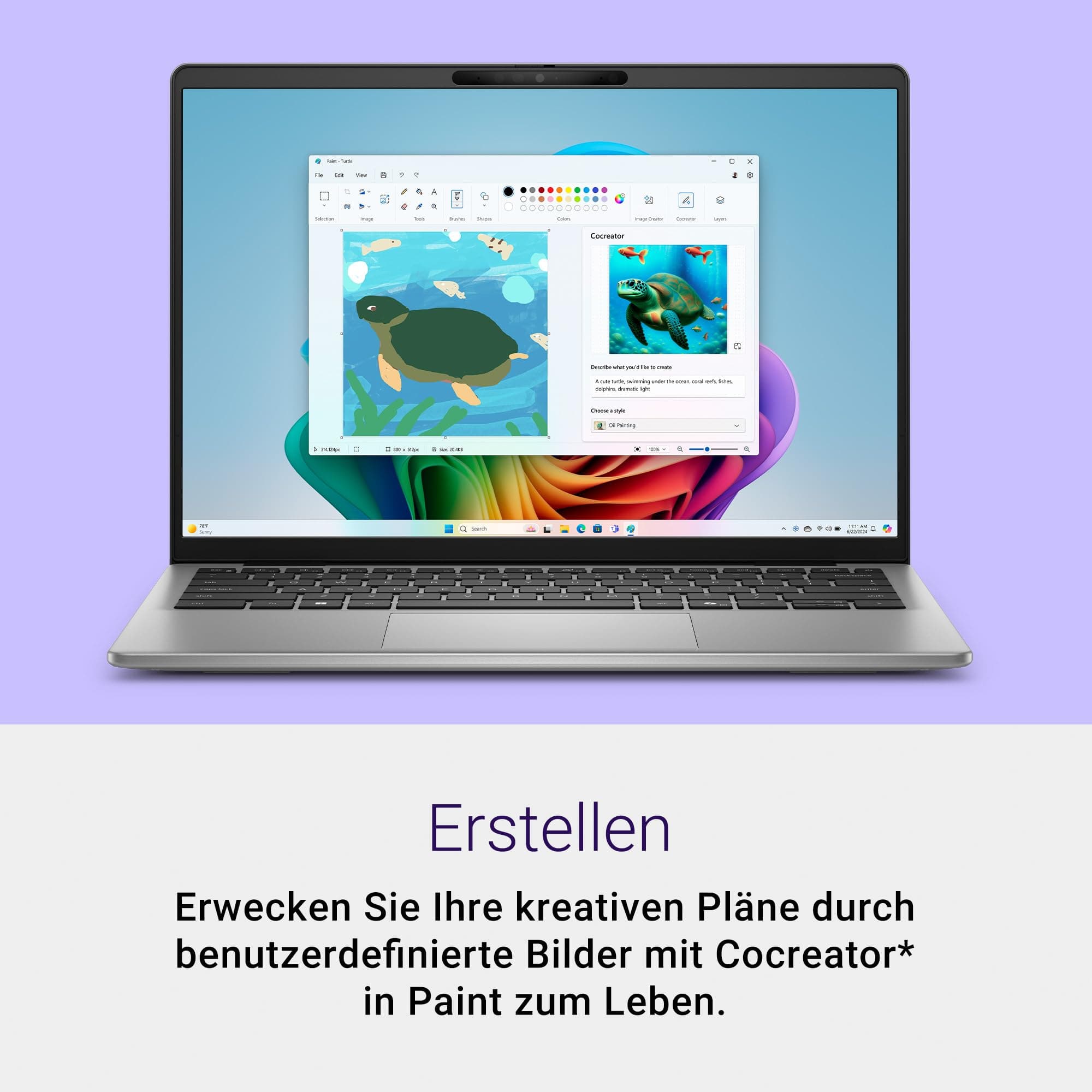 Dell Inspiron 14 (5441) Copilot+ PC Laptop 14 Inch FHD+ Display 60 Hz, Qualcomm Snapdragon X Plus, 16GB RAM, 512GB SSD, Qualcomm Adreno, Windows 11 Home, German QWERTZ Backlit AI Keyboard, Titanium Snapdragon X Plus 16 GB 512GB SSD Bild 6