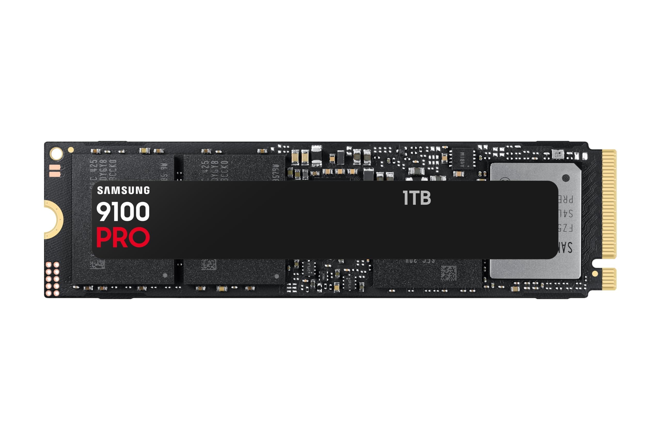Samsung 9100 PRO NVMe M.2 SSD, 1 TB, PCIe 5.0, 14.700 MB/s Lesen, 13.300 MB/s Schreiben, Interne SSD für Gaming, Videobearbeitung und AI, Schwarz, MZ-VAP1T0BW Bild 2