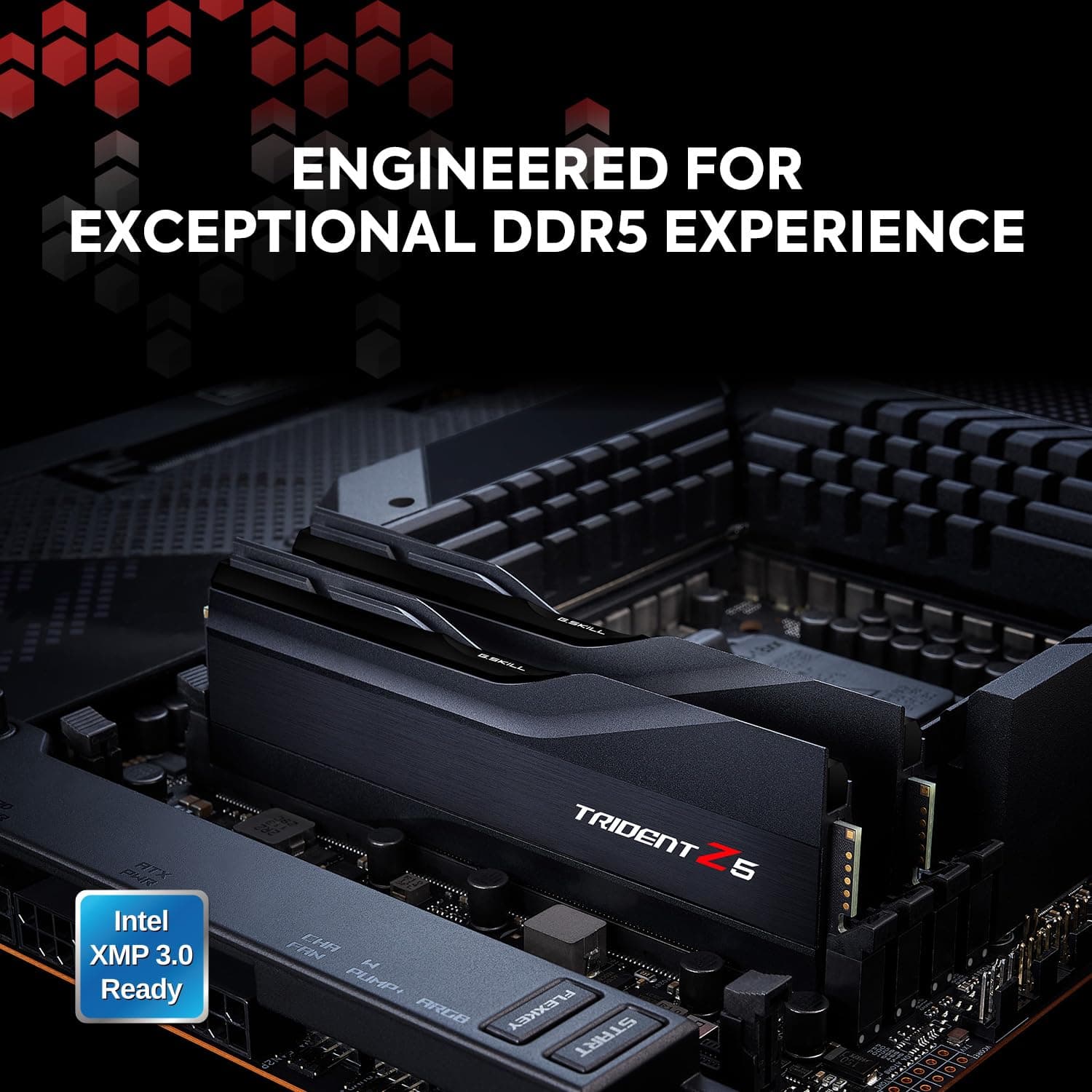 G.Skill Ripjaws S5 Black 32GB DDR5 6000-30, F5-6000J3040F16GX2-RS5K (F5-6000J3040F16GX2-RS5K) Mattschwarz Bild 3