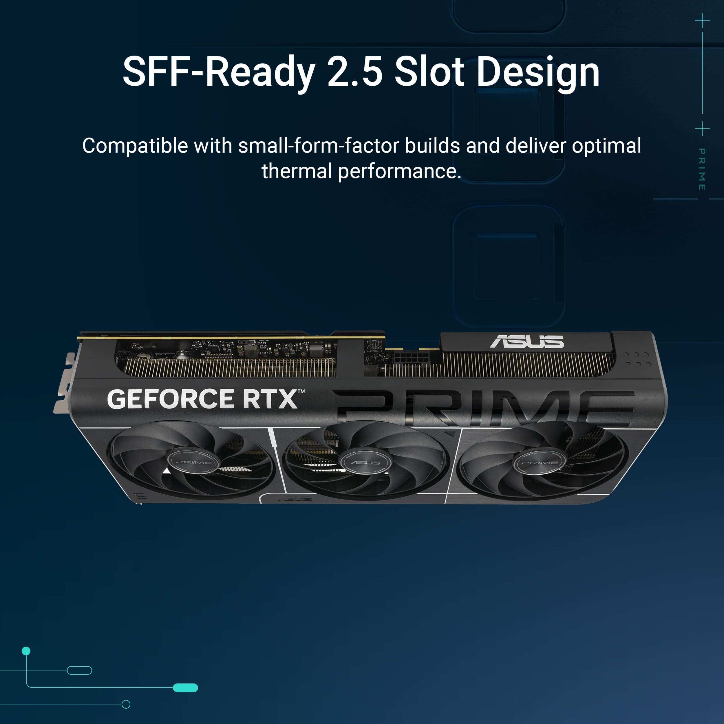 ASUS TUF Gaming GeForce RTX 5070 12GB GDDR7 OC Edition Grafikkarte (NVIDIA Blackwell Architektur und DLSS 4, 2,5-Slot Design, SSF, PCIe 5.0, 3X DisplayPort 2.1b, 2X HDMI 2.1b) Bild 4