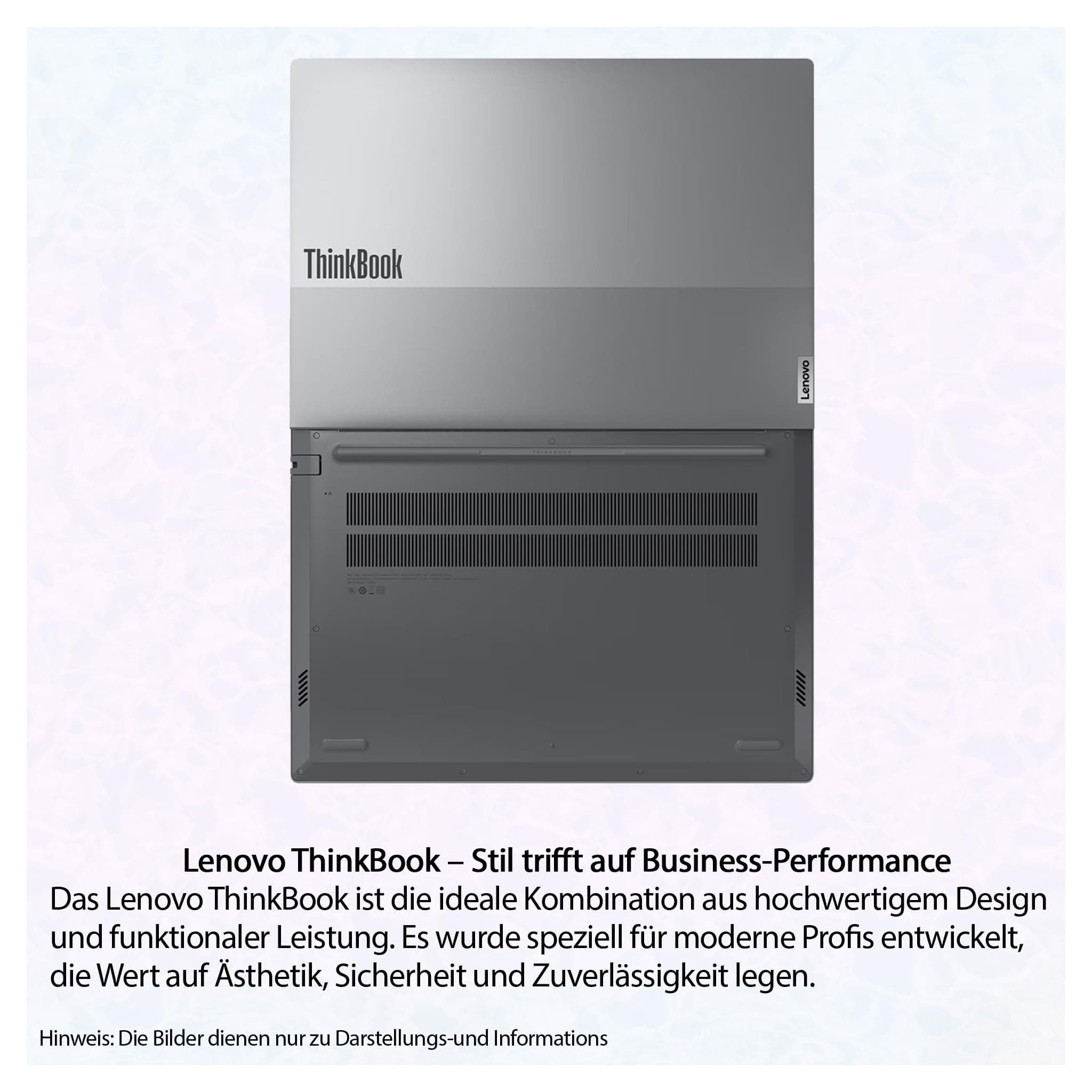 Lenovo ThinkBook 16 Gen 6 Business Laptop, Core i7-13700H, 64 GB DDR5 RAM, 1 TB PCIe SSD, 16" WUXGA (1920x1200) Display, Intel Iris Xe Graphics, Deutsches Tastatur-Layout, W11 Pro, Arctic Grey 64 GB RAM | 1 TB SSD Windows 11 Pro Bild 7