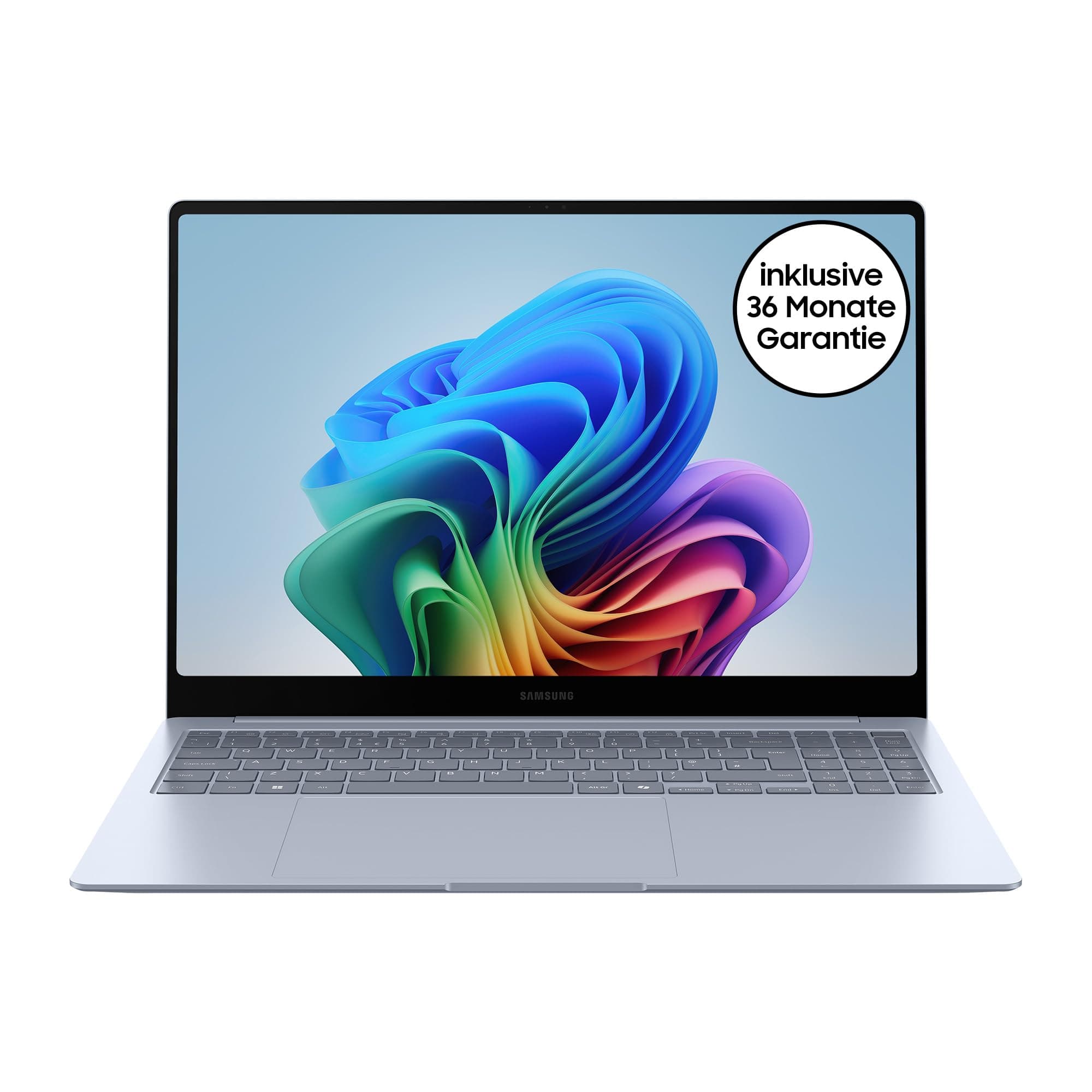 Samsung Galaxy Book4 Edge Galaxy AI-Laptop, 16-Zoll-Display, 16GB RAM, Snapdragon X Elite Pro Prozessor, Notebook 1TB Speicher, Copilot+ PC, Sapphire Blue, 3 Jahre Herstellergarantie 16 Zoll 1 TB