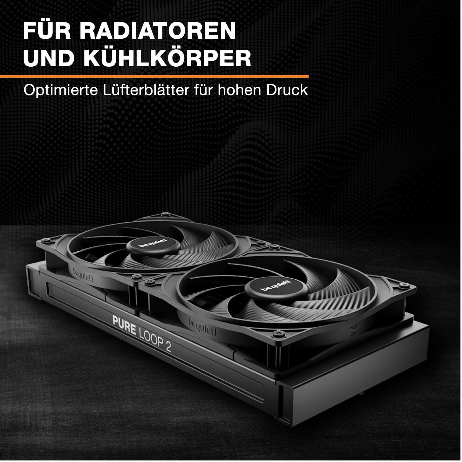 be quiet! Pure Wings 3 140mm PWM high-speed Lüfter, 3 Lüfter enthalten, hohe Höchstgeschwindigkeit, niedrige Mindestdrehzahl, optimierter Lüfterrahmen, außergewöhnlich hoher Luftdruck, sehr leise Bild 7