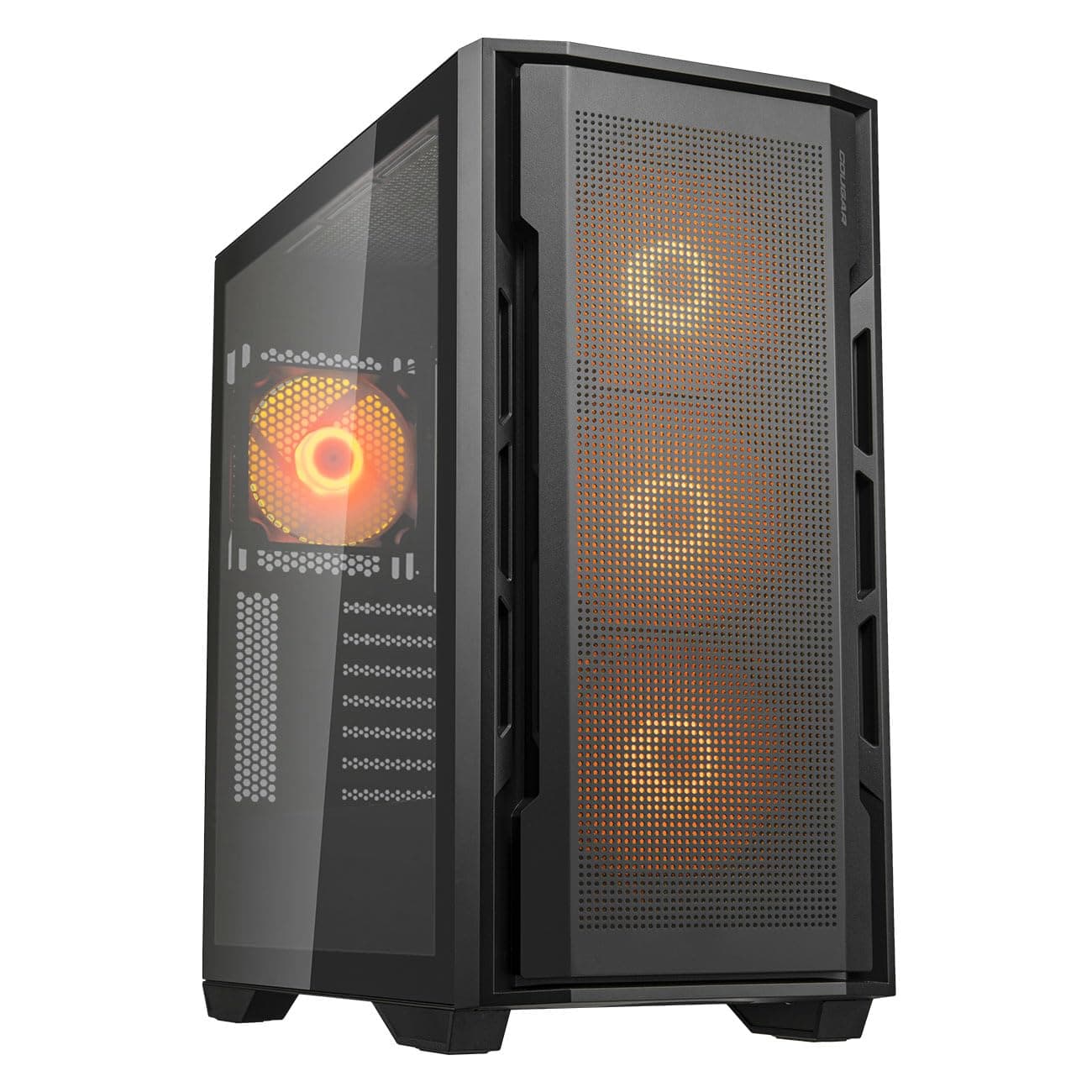 Cougar Uniface RGB Mid Tower Black Gehäuse mit 4 x ARGB-Lüftern Bild 2