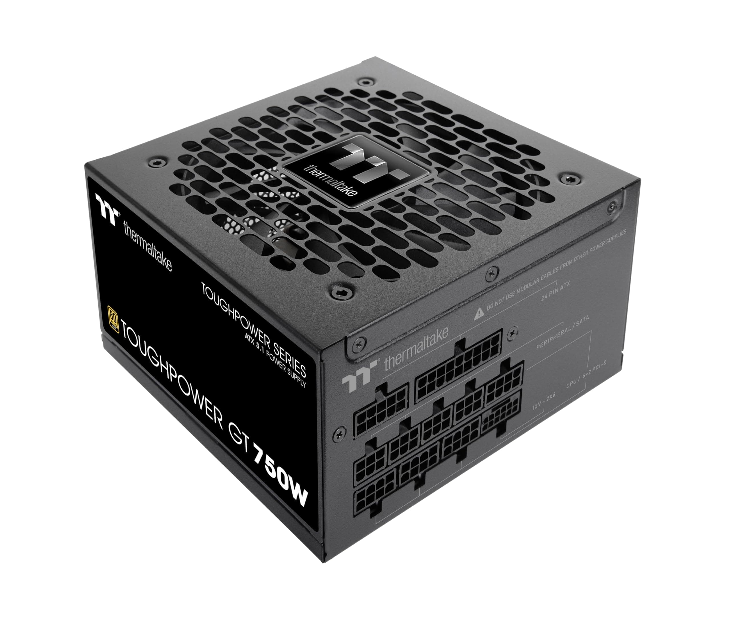 Thermaltake Toughpower GT 750W | ATX 3.1 | 80 Plus Gold | vollmodulares Netzteil | PCIe 5.1 12V-2x6 (12+4) | Smart Zero Fan sehr leise | Schwarz | 5 Jahre Garantie Bild 5