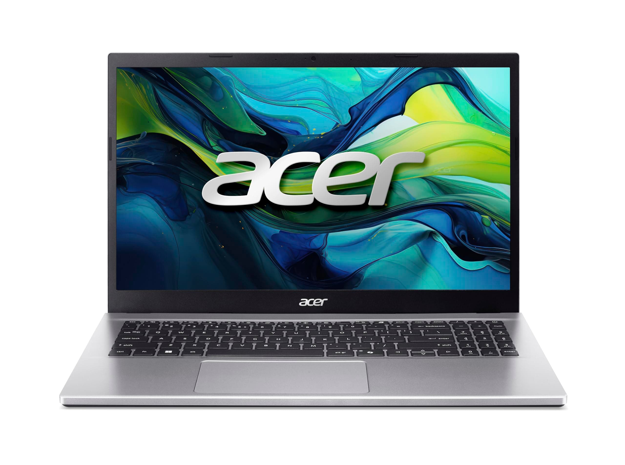 Acer Aspire Go 15 (AG15-42P-R5ZD) Laptop, 15,6" FHD IPS Display, AMD Ryzen 7 5825U, 32 GB RAM, 1 TB SSD, AMD Radeon Grafik, Windows 11, QWERTZ Tastatur, Silber Ryzen 7|32GB | 1TB