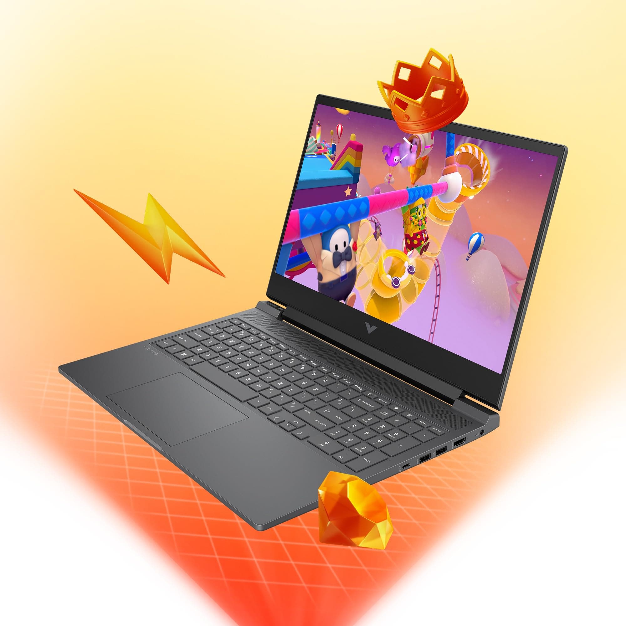 HP Victus Gaming Laptop | 16-s1675nd |16.1" Full HD 144Hz IPS Display | AMD Ryzen 7 8845HS APU |16GB | 1TB SSD | NVIDIA GeForce RTX 4060 | Windows 11 | QWERTY Tastatur 16.1 AMD Ryzen 7 8845HS APU Bild 2
