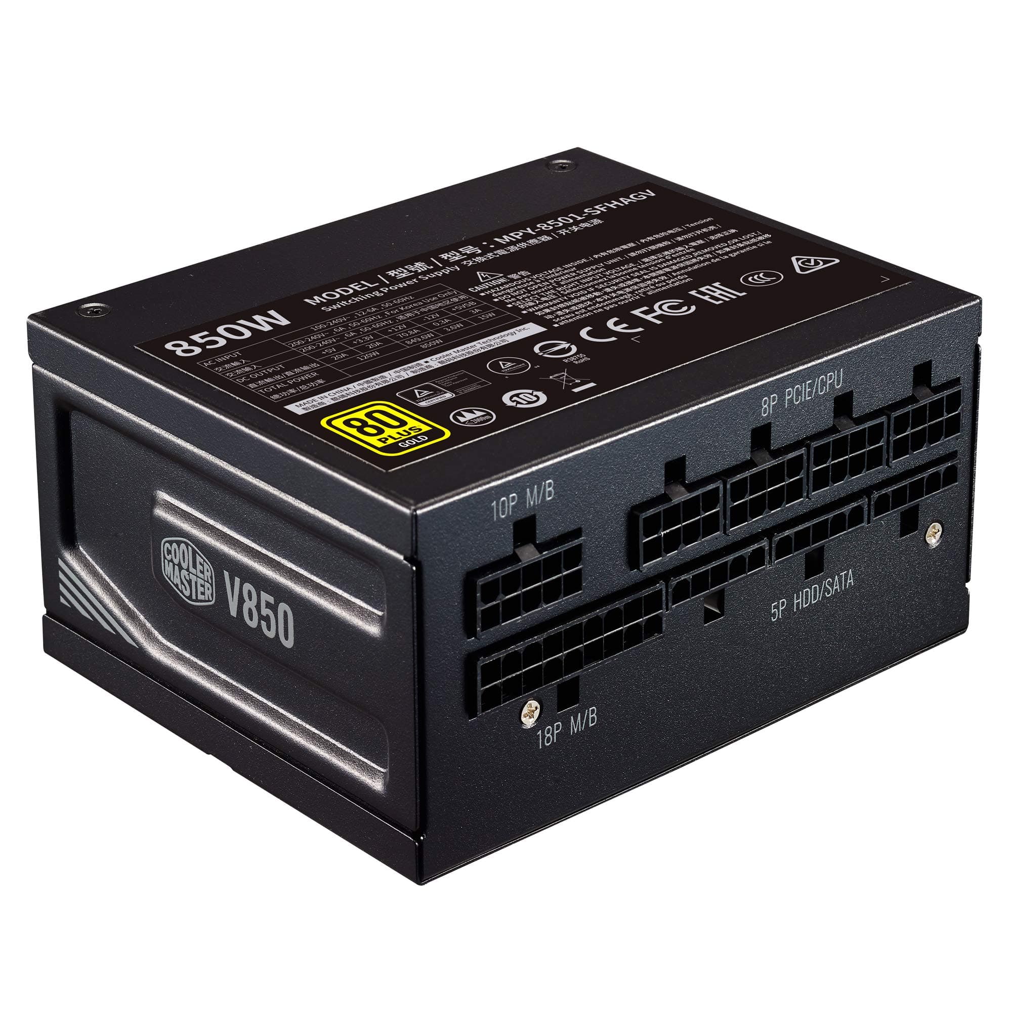 Cooler Master V850 850W SFX Gold Vollmodulares Netzteil 850W Gold Bild 3