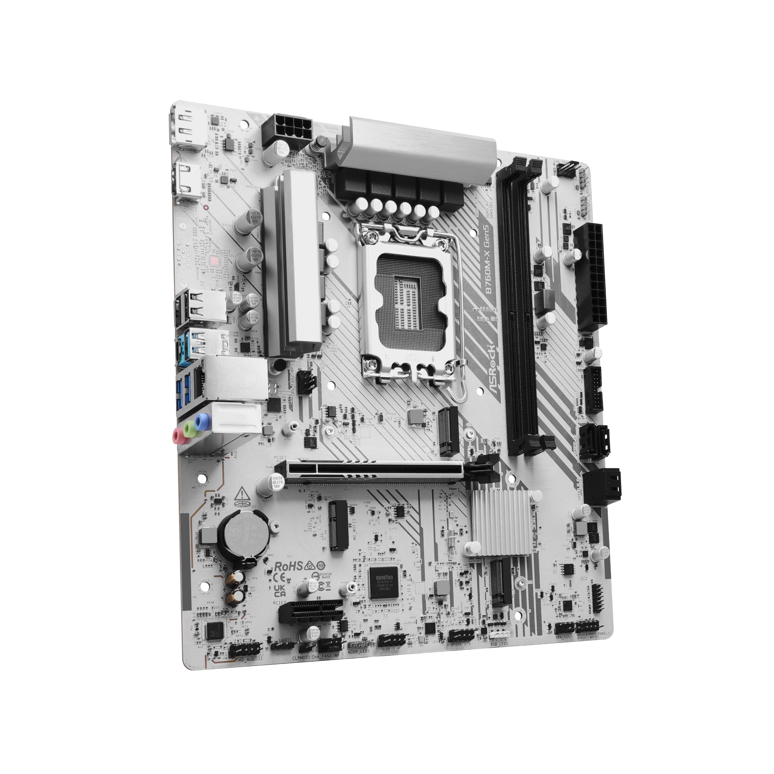 ASRock B760M-X GEN5 Mainboard Intel LGA1700 DDR5 PCIe 5.0 mATX (90-MXBTR0-A0UAYZ) Bild 4