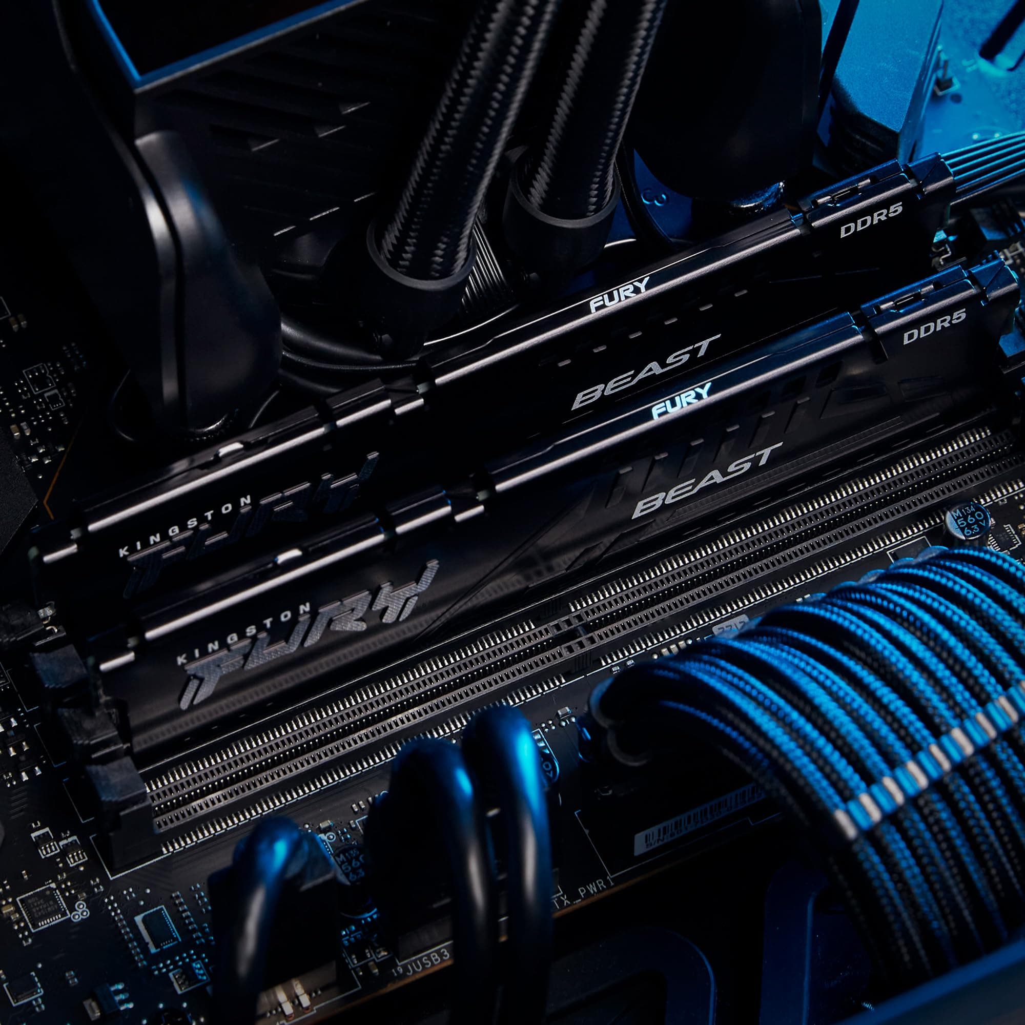 Kingston FURY Beast Schwarz DDR5 32GB 6000MT/s CL36 DIMM Desktop Gaming Speicher Einzelnes Modul AMD EXPO und Intel XMP - KF560C36BBE-32 Bild 6