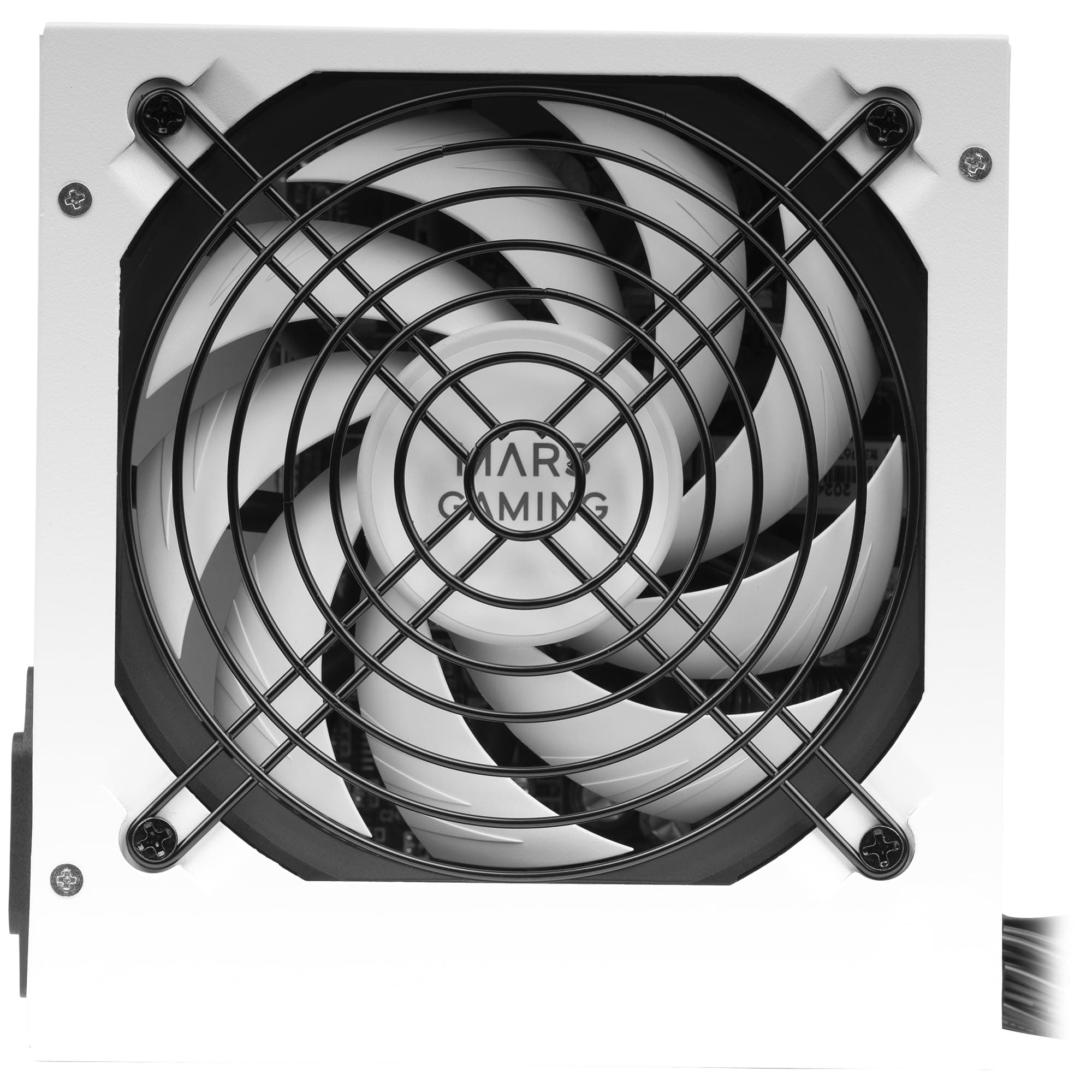 Mars Gaming MPIII550P, PC-Netzteil ATX 550W, 5 Jahre Garantie, 85% Effizienz, Digitales APFC-System, 120 mm FDB-Lüfter mit AI-RPM, SMD-Technologie, Extra Lange Flachkabel, Weiß MPIII550PW Bild 8
