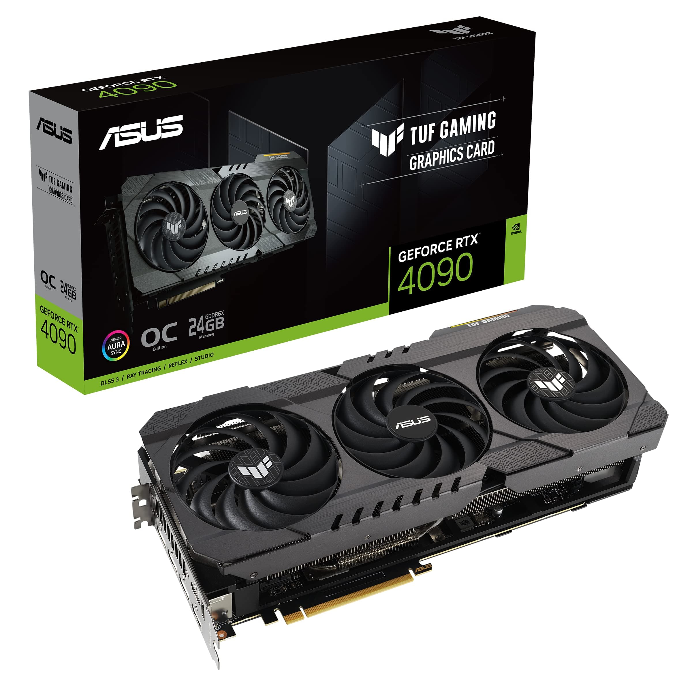 ASUS TUF Gaming GeForce RTX™ 4090 OG OC Edition Gaming Grafikkarte (PCIe 4.0, 24GB GDDR6X, DLSS 3, HDMI 2.1, DisplayPort 1.4a)