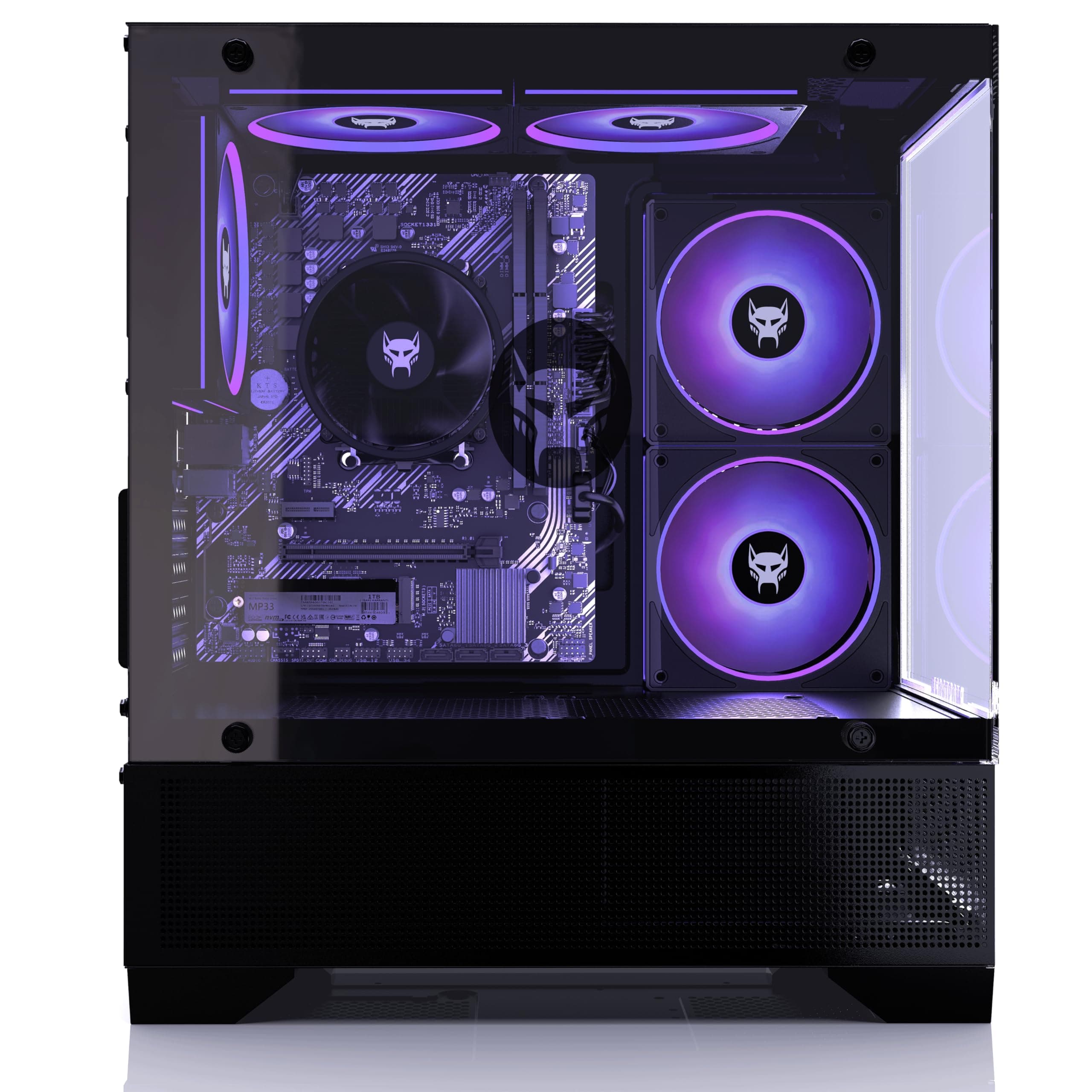 BEASTCOM Q3 Essential Gaming PC, AMD Ryzen AI 6X 5,00GHz 12 Threads, 4K Radeon 760M 8 Kern Grafik, 16GB RAM, 1TB SSD, WiFi, Win 11 Pro Q3-817X2 Bild 5