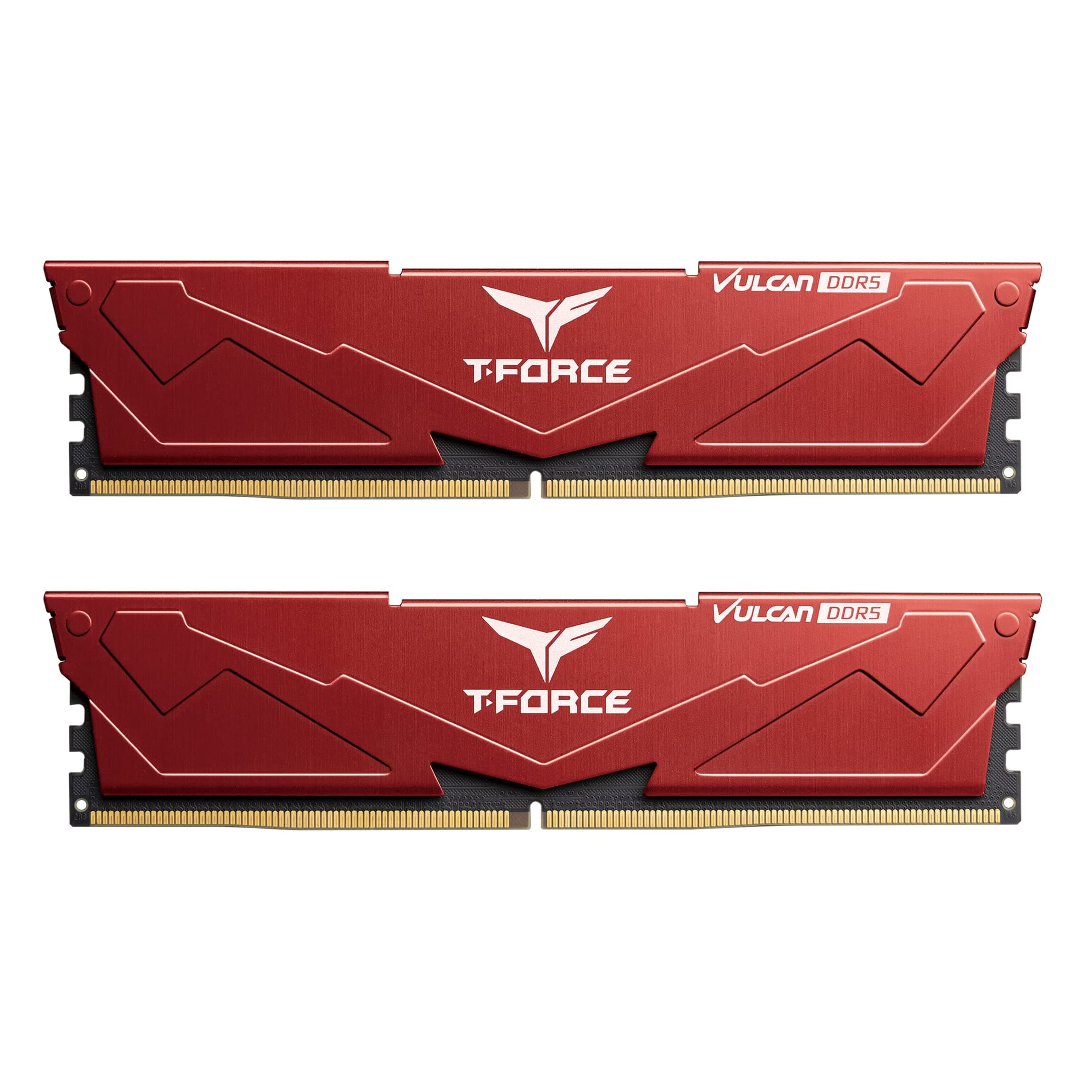 TEAMGROUP RAM Team D5 6400 32GB C40 Vulcan Red K2 2x16GB 6400 MHz CL 40-40-40-84 rot