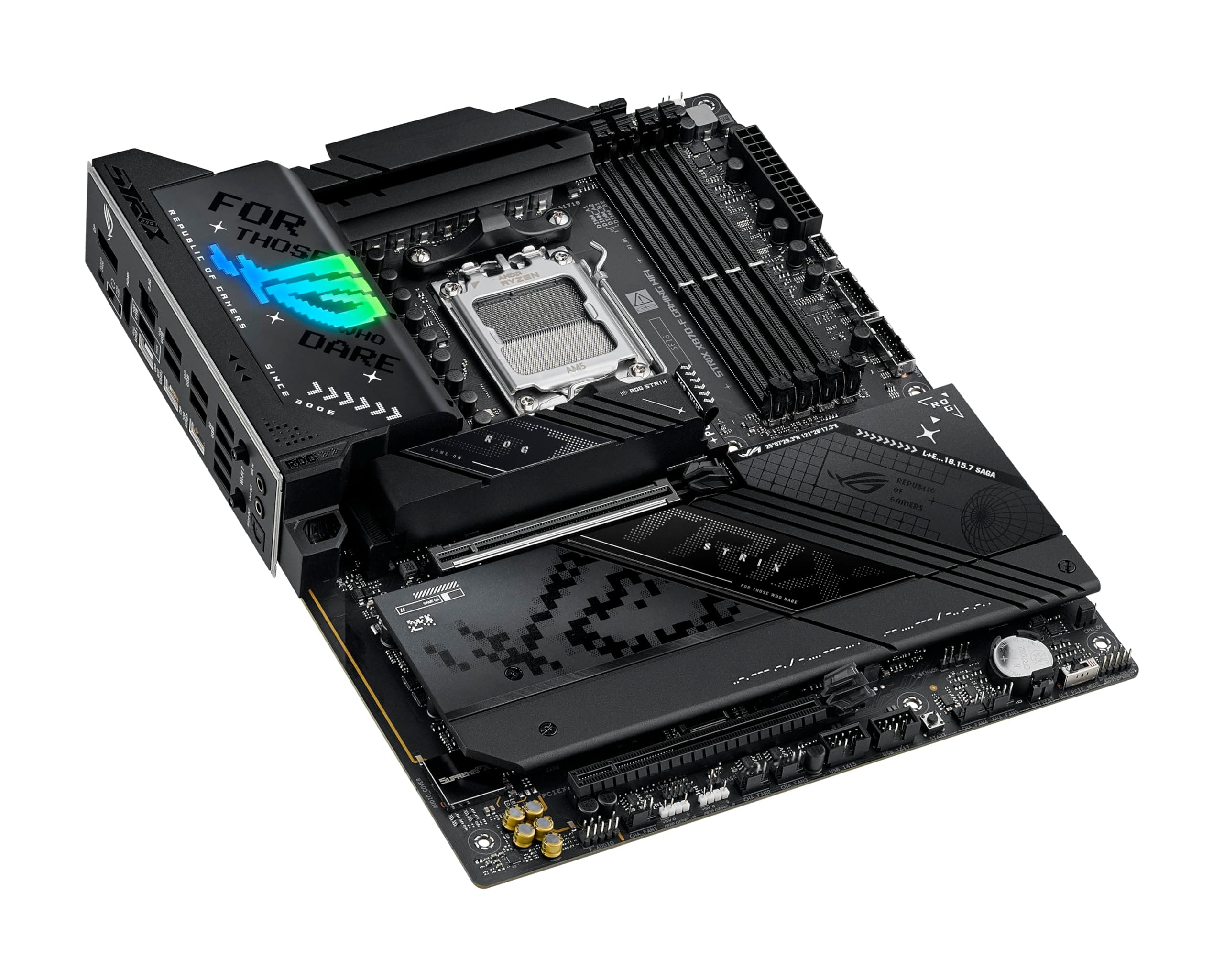 ASUS ROG Strix X870-F Gaming Mainboard Sockel AM5 (AMD, X870, ATX, 16+2+2 Power Stages, Dynamic OC Switcher, Core Flex, DDR5, WiFi 7, M.2, PCIe 5.0) Bild 6