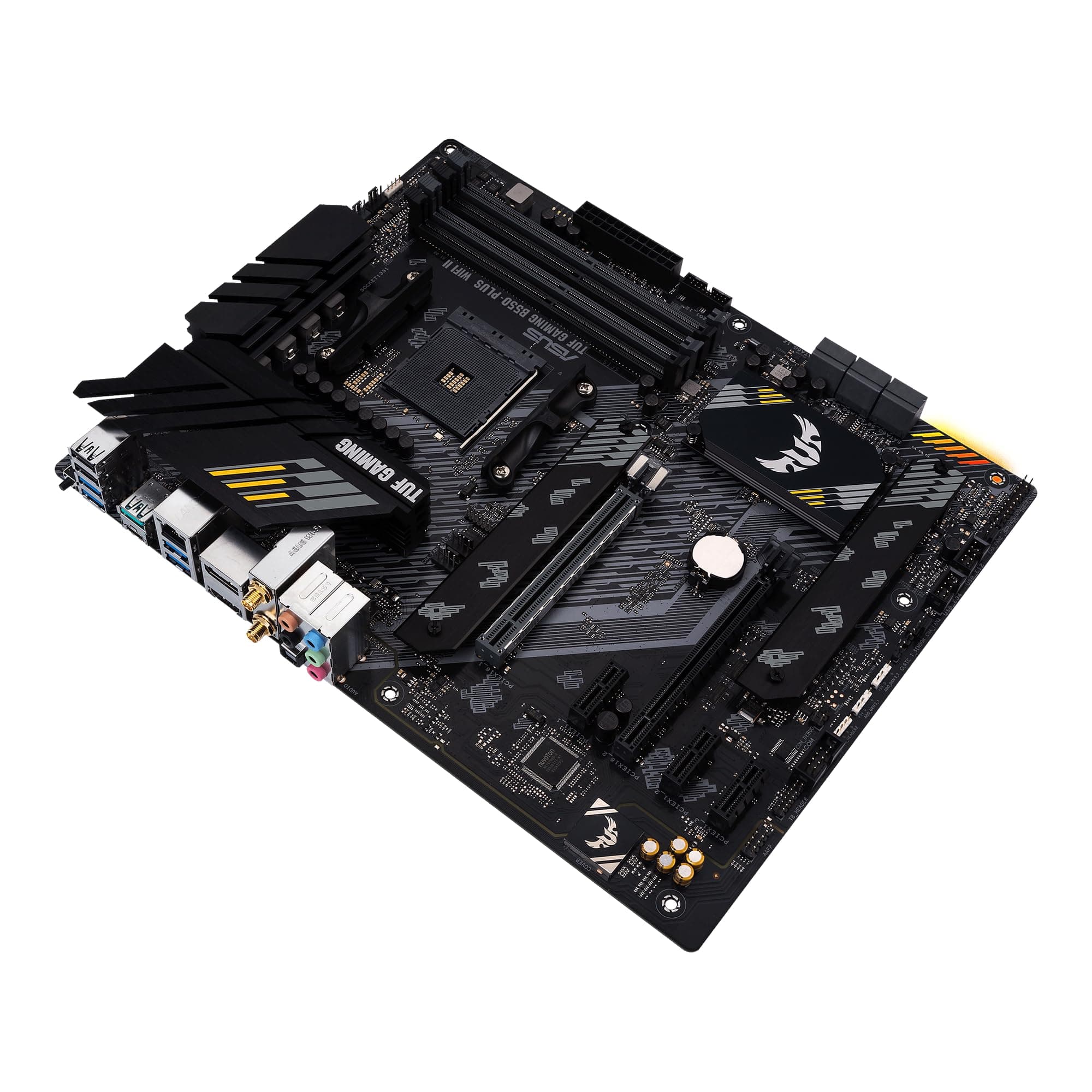 ASUS TUF Gaming B550-PLUS WiFi II Mainboard Sockel Ryzen AM4 (AMD B550, ATX, PCIe 4.0, DUal M.2, WiFi6, SATA 6Gbit/s, Thunderbolt 3 Header, Aura Sync) Bild 5