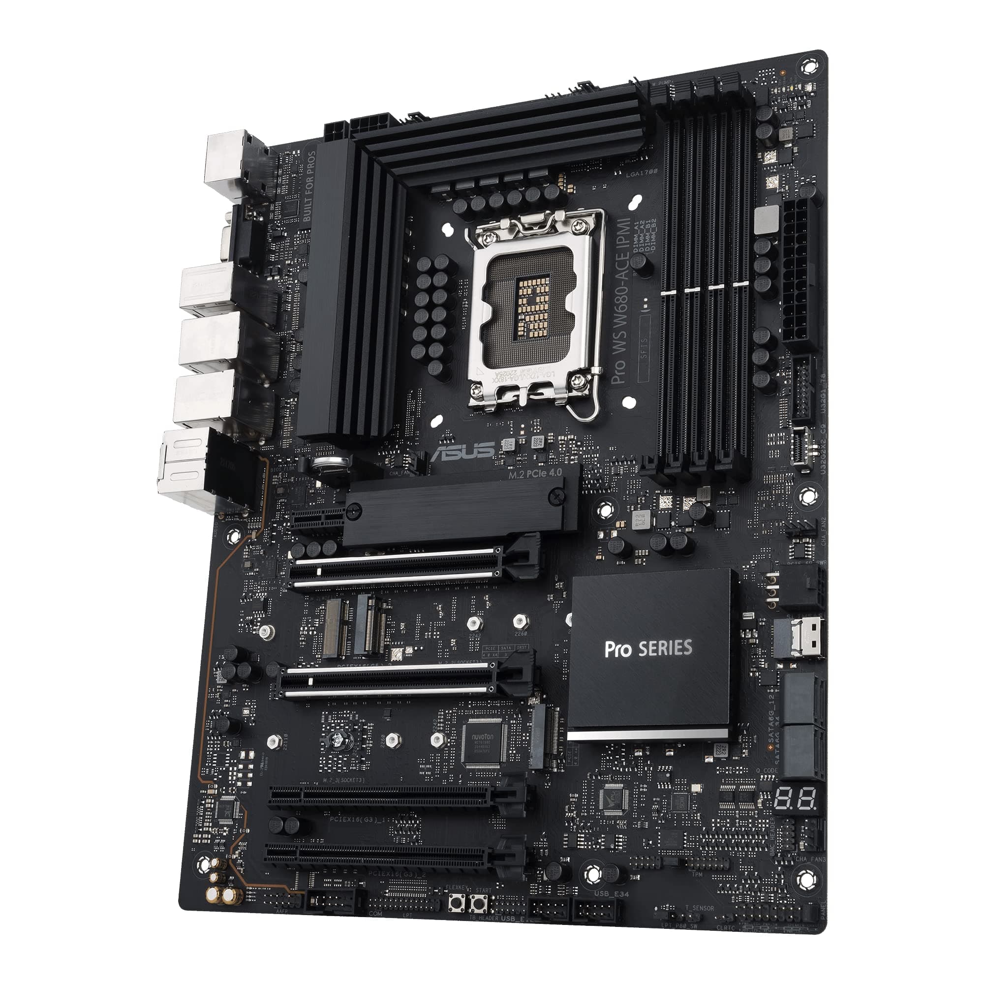 ASUS PRO WS W680-ACE IPMI LGA1700 ATX motherboard 4xDDR5 8xSATA DisplayPort 1.4 D-Sub Mainboard Intel Sockel 1700 Core i Remote Management HDMI Bild 5