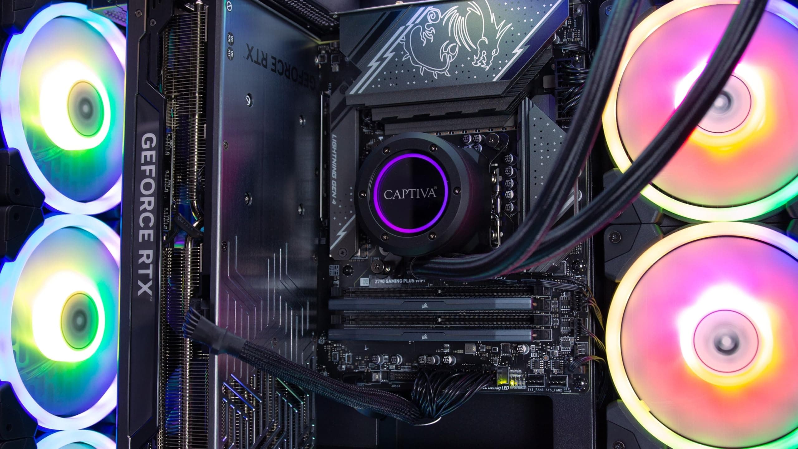 Captiva PC Highend Gaming R99-755 | AMD Ryzen 9 9950X3D | 64GB DDR5 RAM | Radeon RX 9070 XT 16GB | 2 TB SSD | Windows 11 Home Bild 7