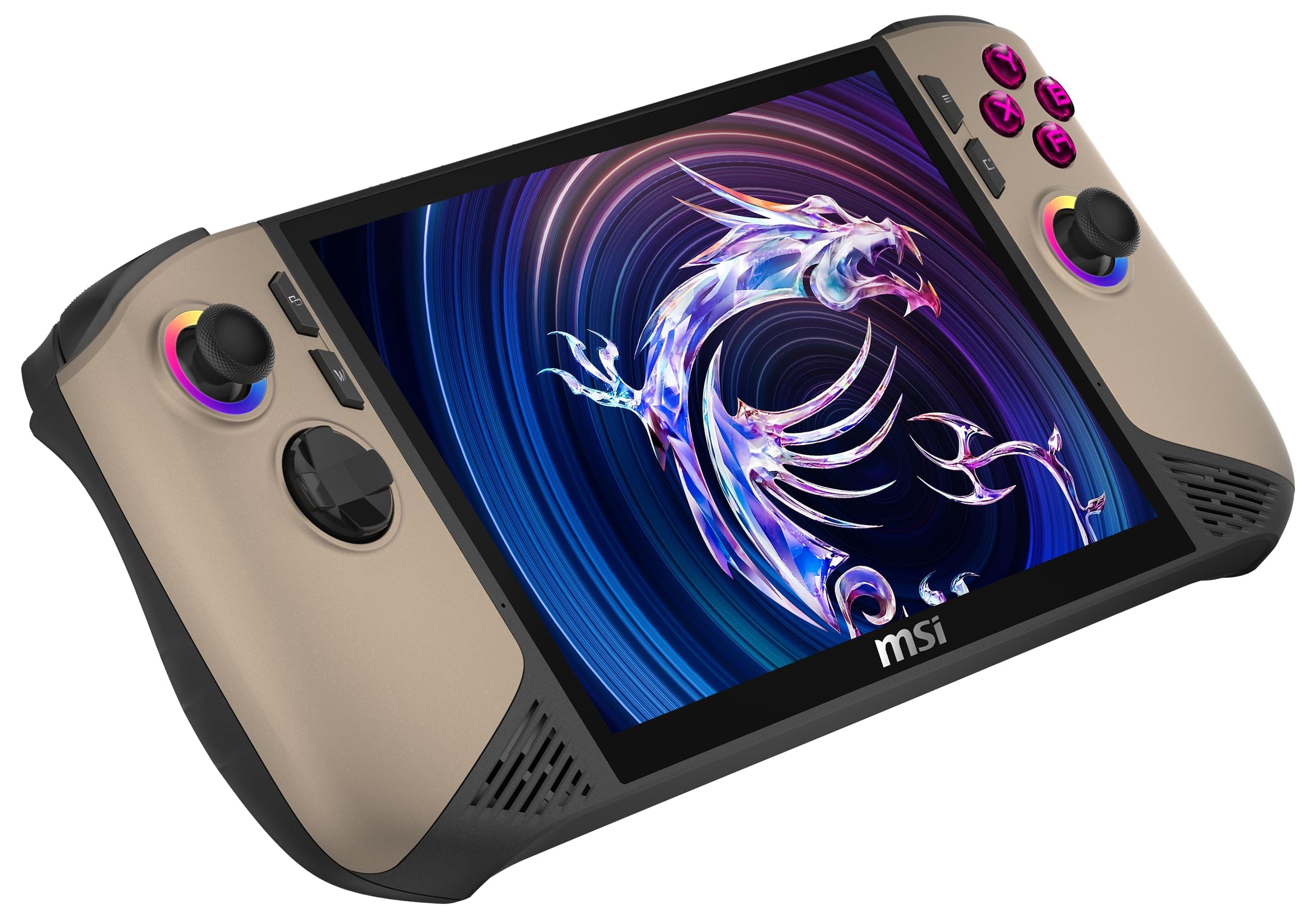 MSI Claw 8 AI+ Gaming Handheld, 8 Zoll FHD+ 120 Hz Display, Intel Core Ultra 7 Prozessor 258V, 32 GB RAM, 1 TB SSD, Intel Arc Grafik, Windows 11 Home, Schwarz/Sandstorm, A2VM-015 Bild 7