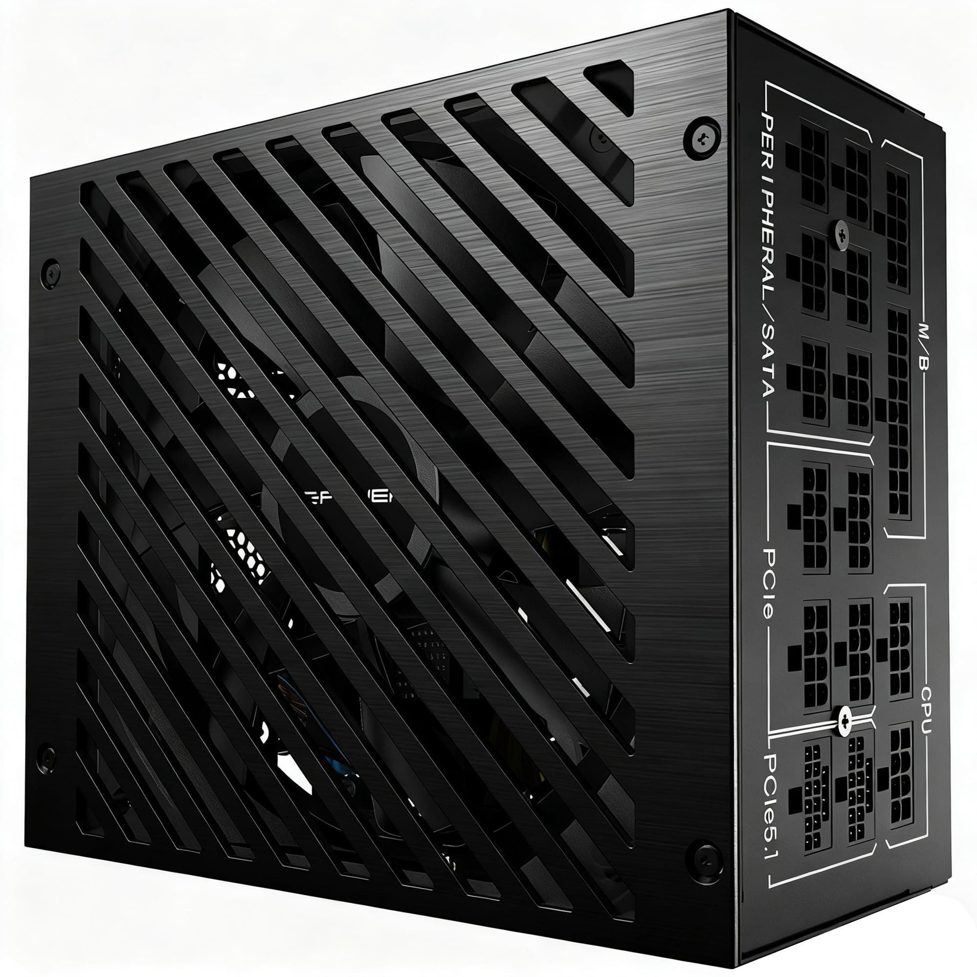 LC-POWER LC1200P2-V3.1 Platinum Pro 1200W PC Netzteil/PSU ATX 3.1 | 80 Plus Platinum | 135mm Lüfter | 10 Jahre Garantie (Schwarz) Bild 2