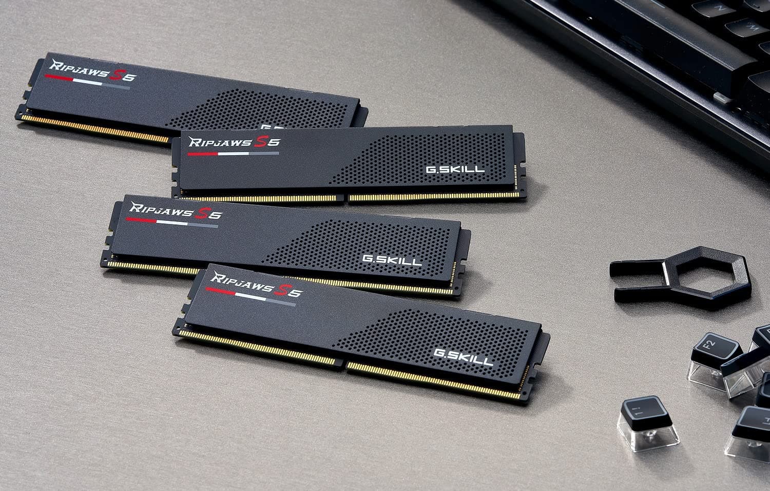 32GB G.Skill DDR5 Ripjaws S5 6000MHz CL30 Dual Channel Kit 2x 16GB Schwarz Bild 5