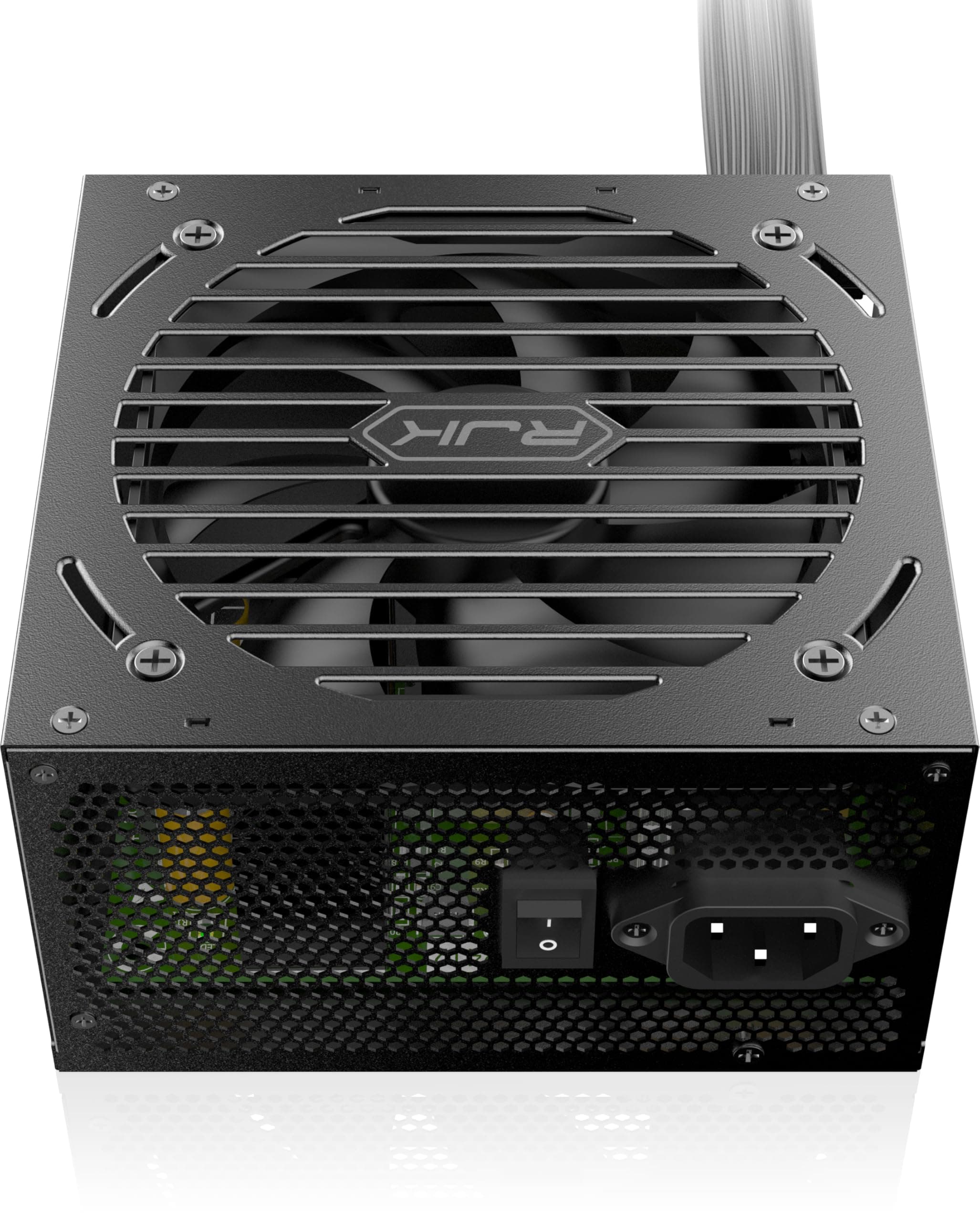 RAIJINTEK CRATOS LITE 650W Black, 80 Plus Gold, ATX 3.1, Nicht-Modulares PC-Netzteil, PCIe 5.1 Ready, 120mm Smart Fan, DC-to-DC, 12V-2×6 Anschluss, 5 Jahre Garantie Bild 7