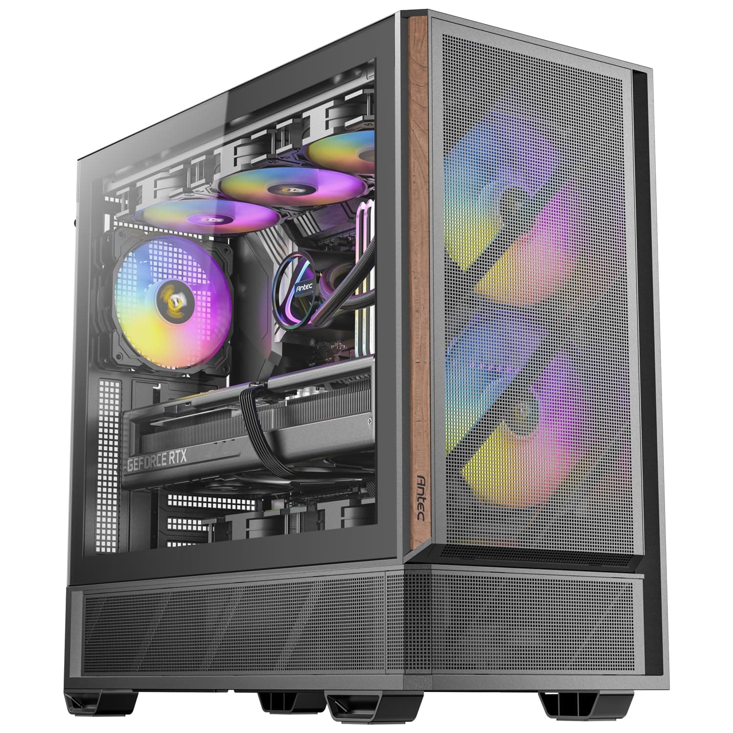 ANTEC P30 ARGB Computer Gehäuse, Schwarz Bild 2