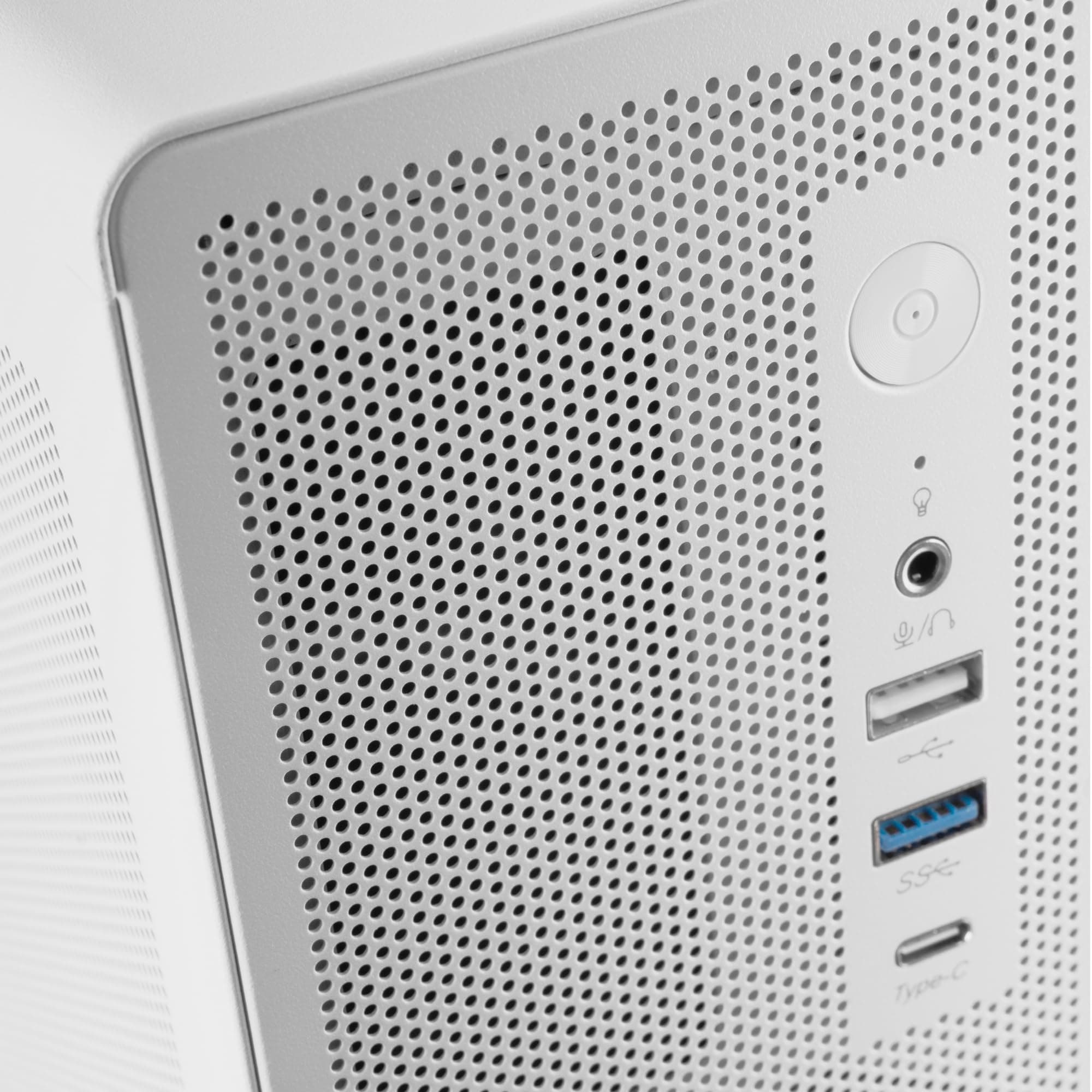Tacens AEROSLIM500, PC-Gehäuse MicroATX, Staubschutz-Mesh-Panels, TFX-Netzteil 500W, Frontlüfter FDB 90mm, Slim-Minitower kompatibel mit MicroATX und Mini-ITX, USB-C und USB 3.0, Weiß 2AEROSLIM500W Bild 7