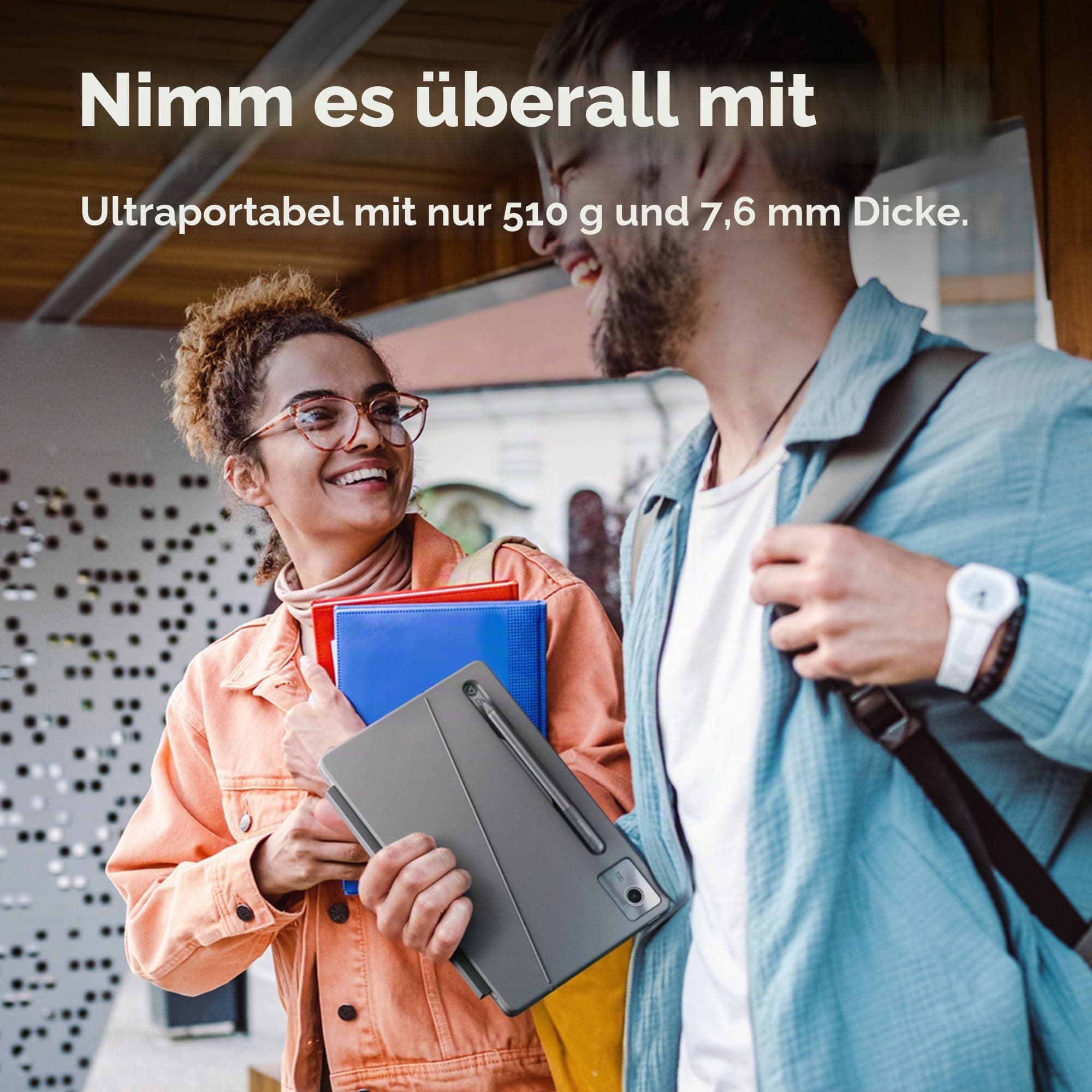 Lenovo Chromebook Duet 11 Gen 9 Laptop, 27,9 cm (11 Zoll), WUXGA, Touchscreen + Stift enthalten (MediaTek Kompanio 838, 8 GB RAM, 128 GB Emmc, ChromeOS) Grau QWERTY + 3 Monate Google AI Pro mit Gemini Bild 5