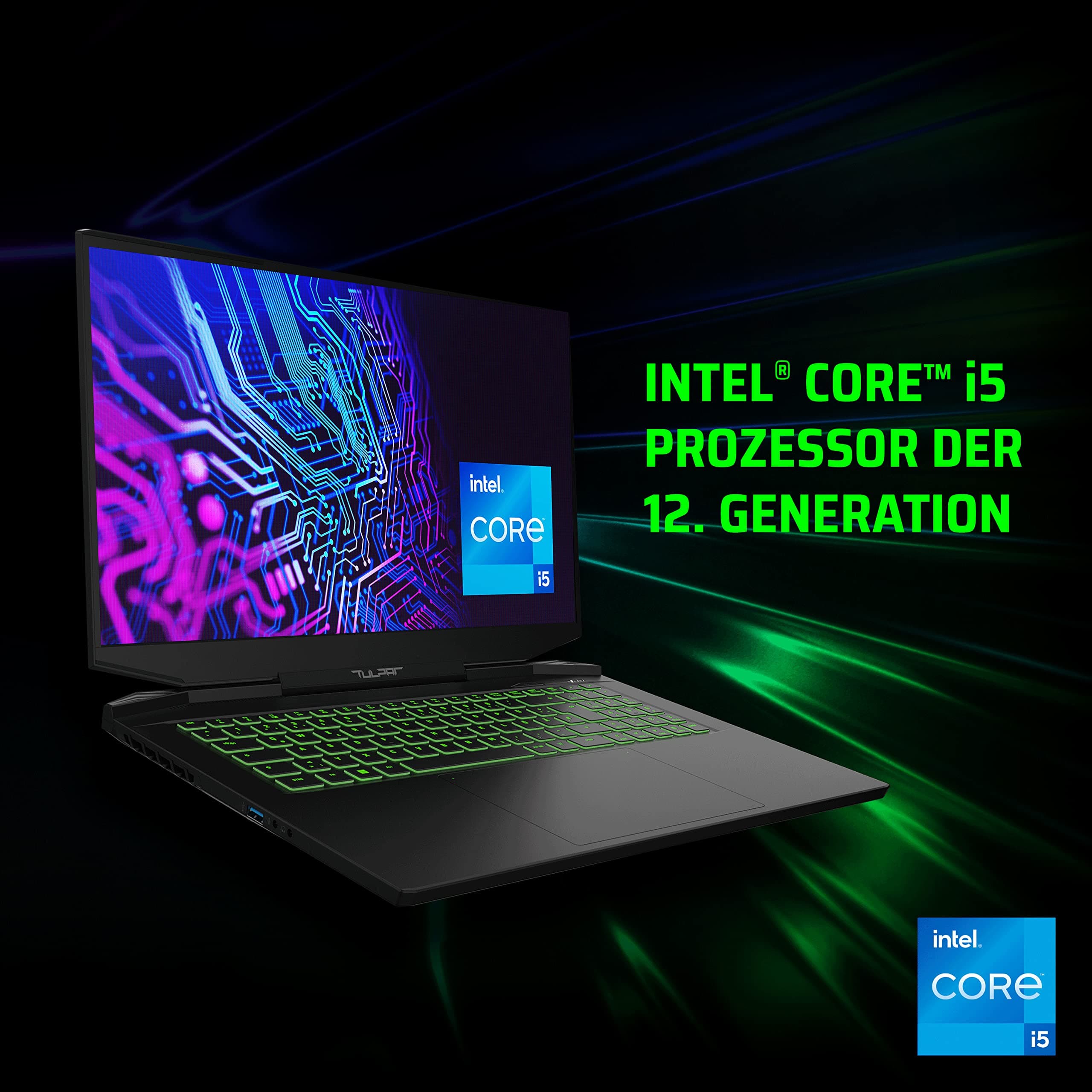 Tulpar A7 V14.2 Intel Core i5 12500H 8 GB RAM 500 GB SSD RTX 3050 TI FreeDos 17,3" FHD 144Hz Gaming Laptop 500 GB SSD - 8 GB RAM - FREEDOS Bild 4