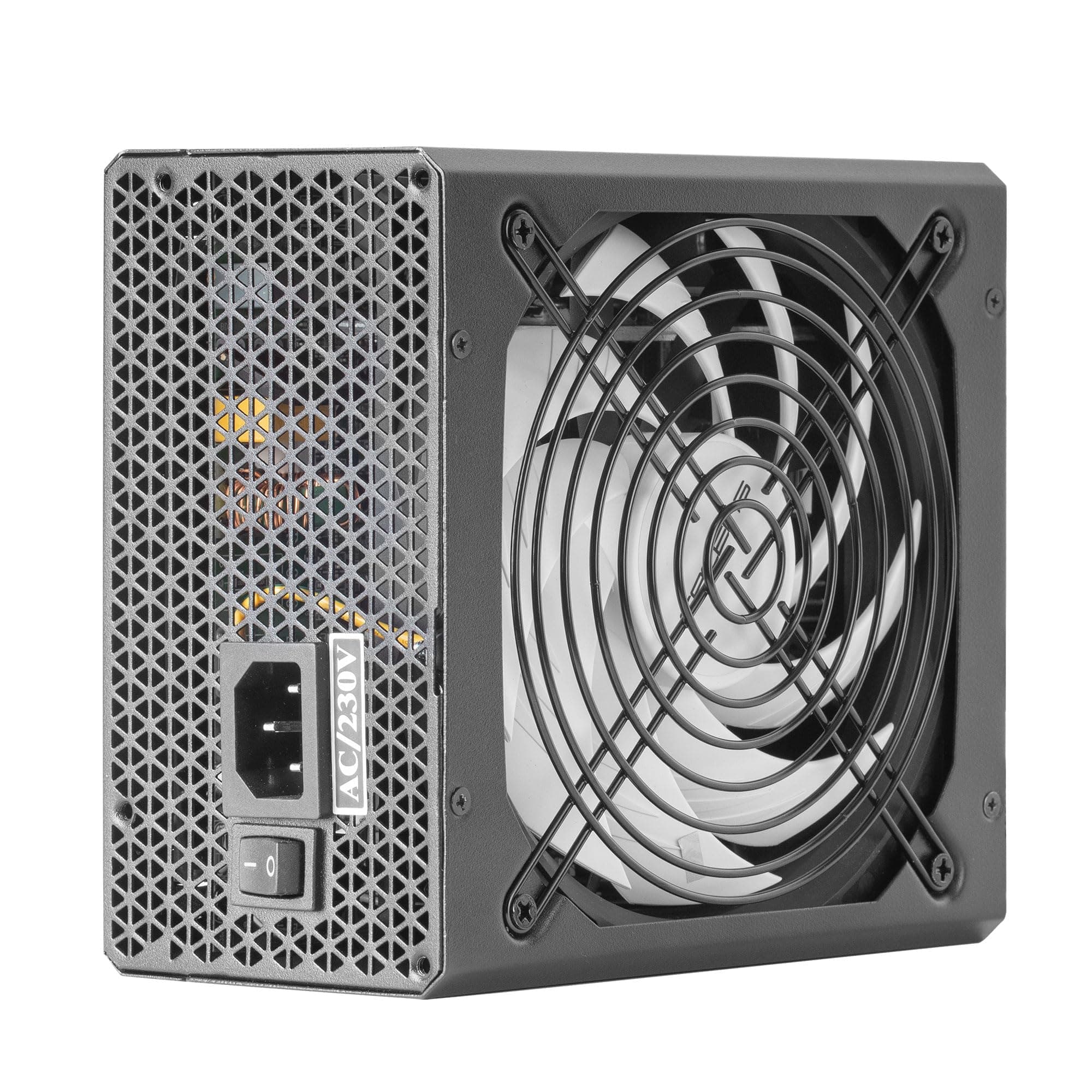 Tacens Radix ECO X 650, Netzteil PC ATX 650W, 6 Jahre, Silent AI-RPM Technologie, 87% Wirkungsgrad, Schwarz, 1RECOX650 Bild 6
