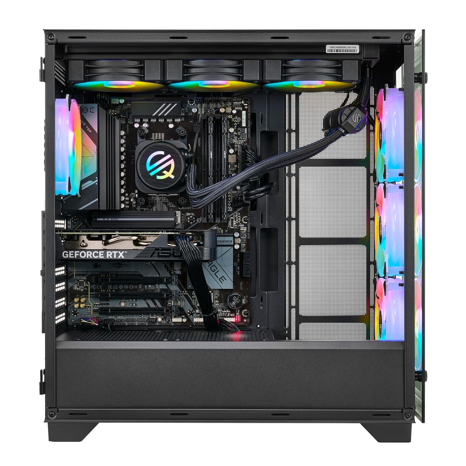 High End Gaming PC Ryzen 7 7800X3D, RTX 5060 8GB, 32 GB DDR5 RAM High Speed, 1TB M.2 SSD, B850 Board mit W-LAN, Windows 11 Pro 1TB M.2 SSD 32GB RTX 5060 8GB 7800X3D Bild 7
