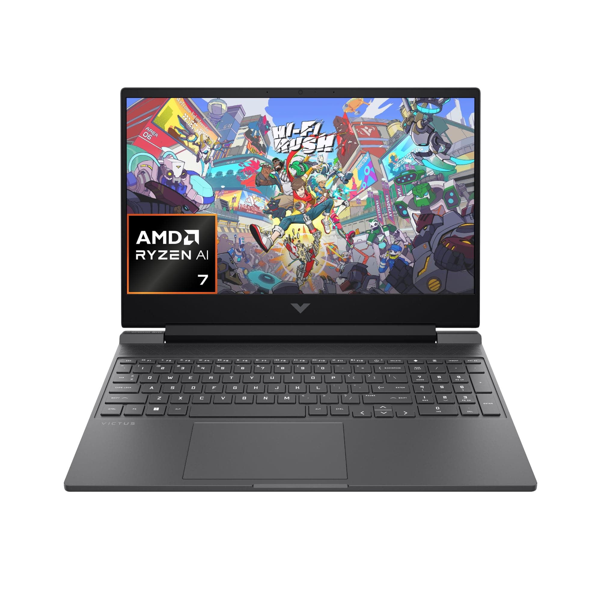 HP Victus 15-FB3000SL Notebook, AMD Ryzen AI 7 350, 16GB RAM, 1TB SSD, Display 15.6 FHD IPS 144Hz, Nvidia RTX 5060 8GB, Cam IR TNR 1080p, 3 Monate PC Game Pass inklusive, Windows 11, grau AMD Ryzen AI 7 350 | RAM 16 GB | SSD 1 TB 15" Nvidia GeForce RTX 5060 8 GB