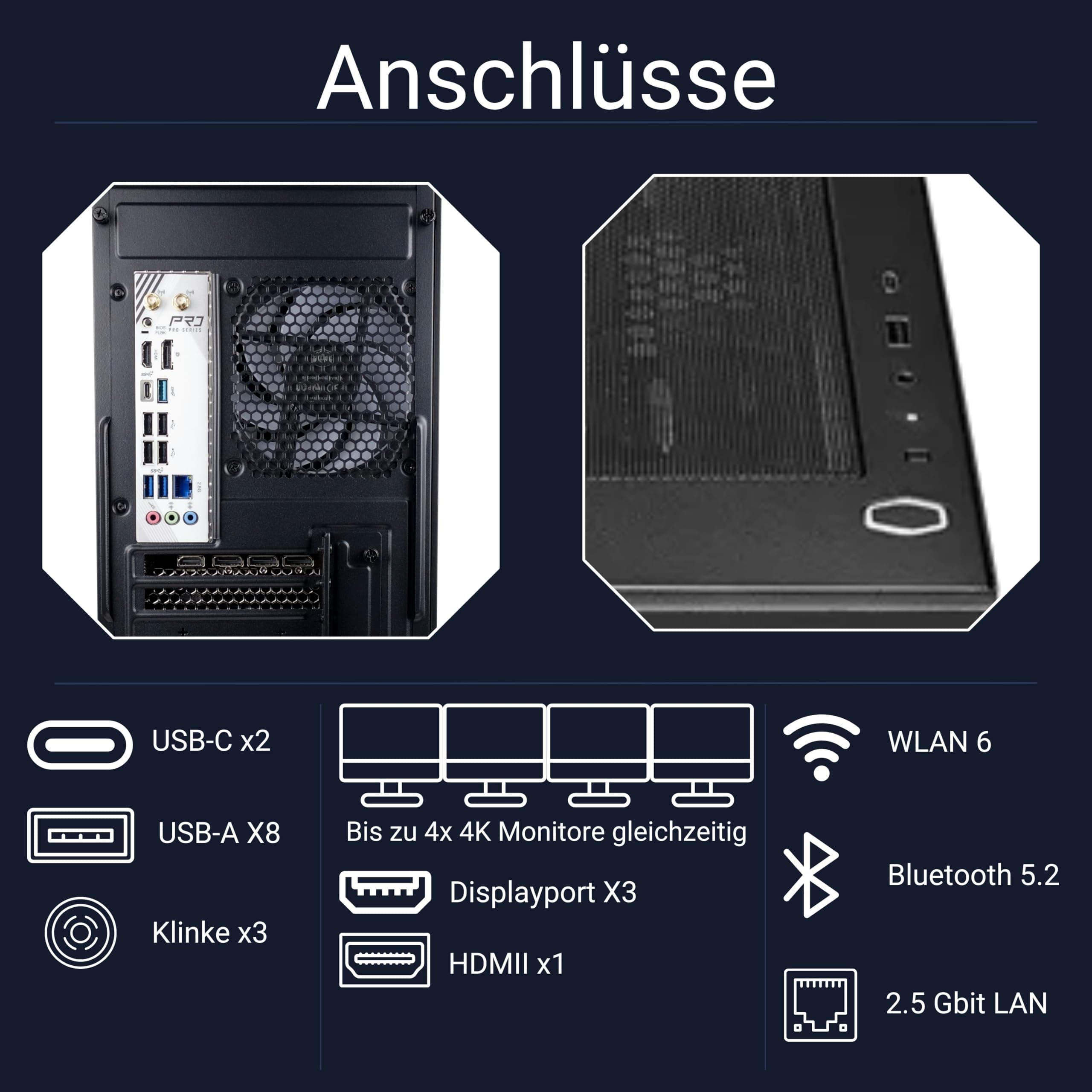 Gaming PC AMD Ryzen 7 9800X3D Radeon RX 9070 XT 16GB GDDR6 32GB DDR5-6000MHz RAM 2TB NVMe SSD ARGB Beleuchtung Wi-Fi 6E Windows 11 Pro AMD 9800X3D 32GB DDR5 AMD 9070 XT RGB Bild 5
