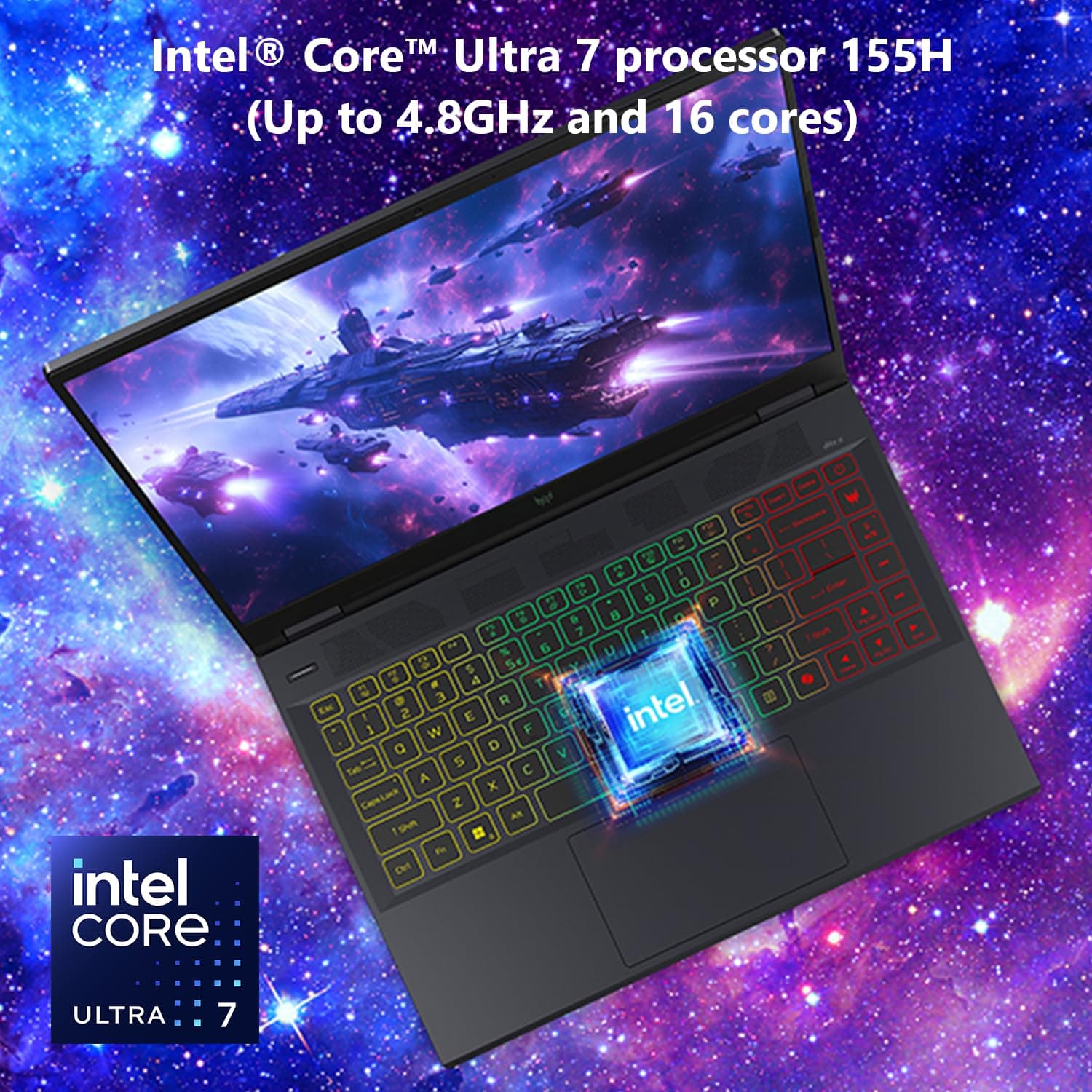 acer Predator Helios Neo 14 Gaming-Laptop, 14,5 Zoll (36,8 cm), 120 Hz, KI-betrieben, Intel Core Ultra 7 155H Prozessor, NVIDIA GeForce RTX 4060, LPDDR5X 1 TB Bild 2
