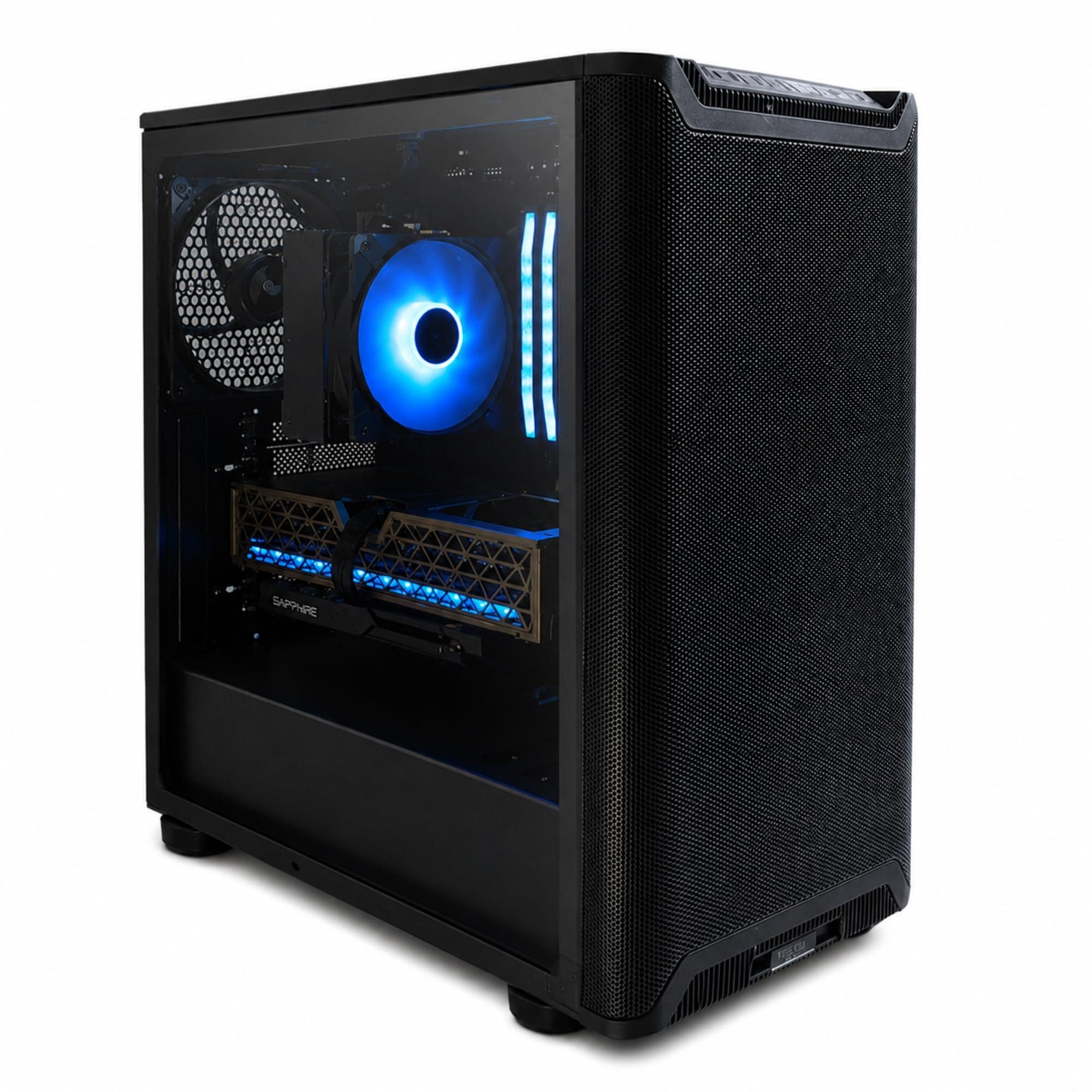 “Echelon One” Gaming PC | AMD Ryzen 5 7500X3D | Sapphire Nitro+ RX 9060 XT 16 GB | Corsair 32 GB DDR5 RAM | Samsung 1 TB SSD | MSI PRO B850 Wi-Fi | be Quiet! 650 W Gold