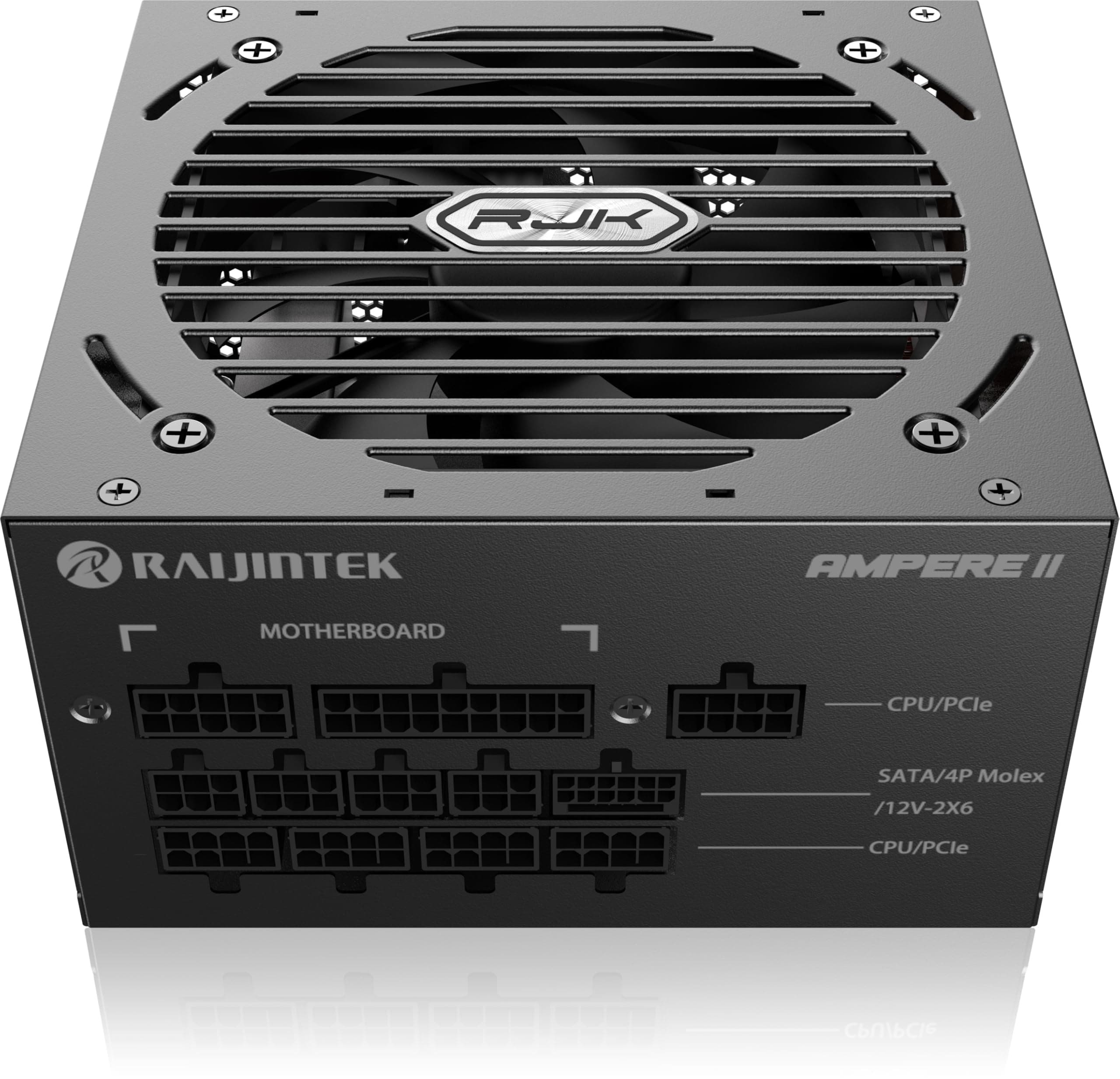 RAIJINTEK Ampere II 850W Netzteil, 80 Plus Platin, ATX 3.1, Vollmodular, PCIe 5.1 12V-2x6 Anschluss, Kompaktes Design, 10 Jahre Garantie – Schwarz 850W Schwarz Bild 6
