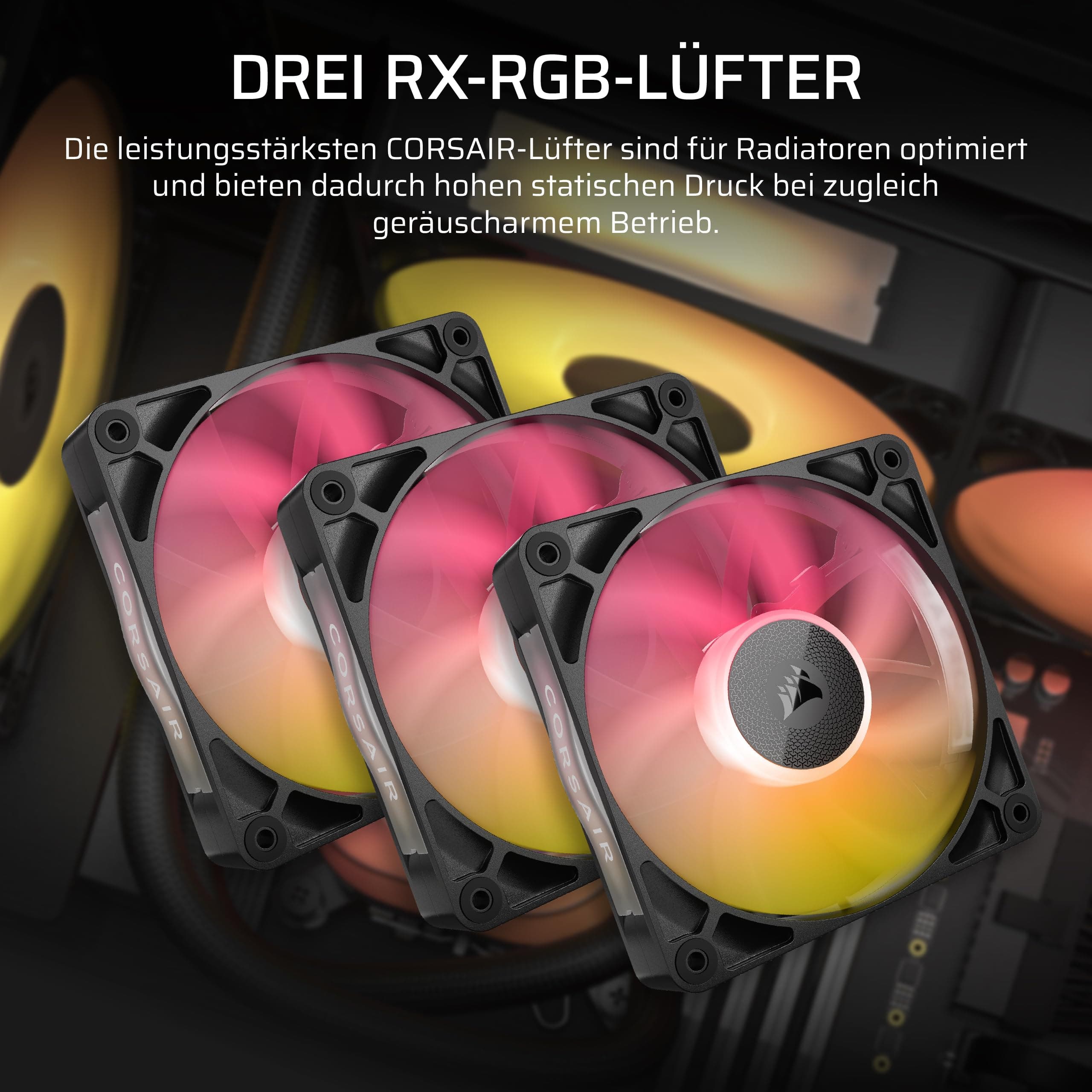 Corsair iCUE LINK Titan 360 RX LCD CPU-Flüssigkeitskühler – 360mm AIO – FlowDrive-Kühl-Engine – Intel LGA 1851/1700, AMD AM5/AM4 – 3X RX120 RGB-Lüfter – iCUE LINK-System-Hub Inbegriffen – Schwarz Bild 5