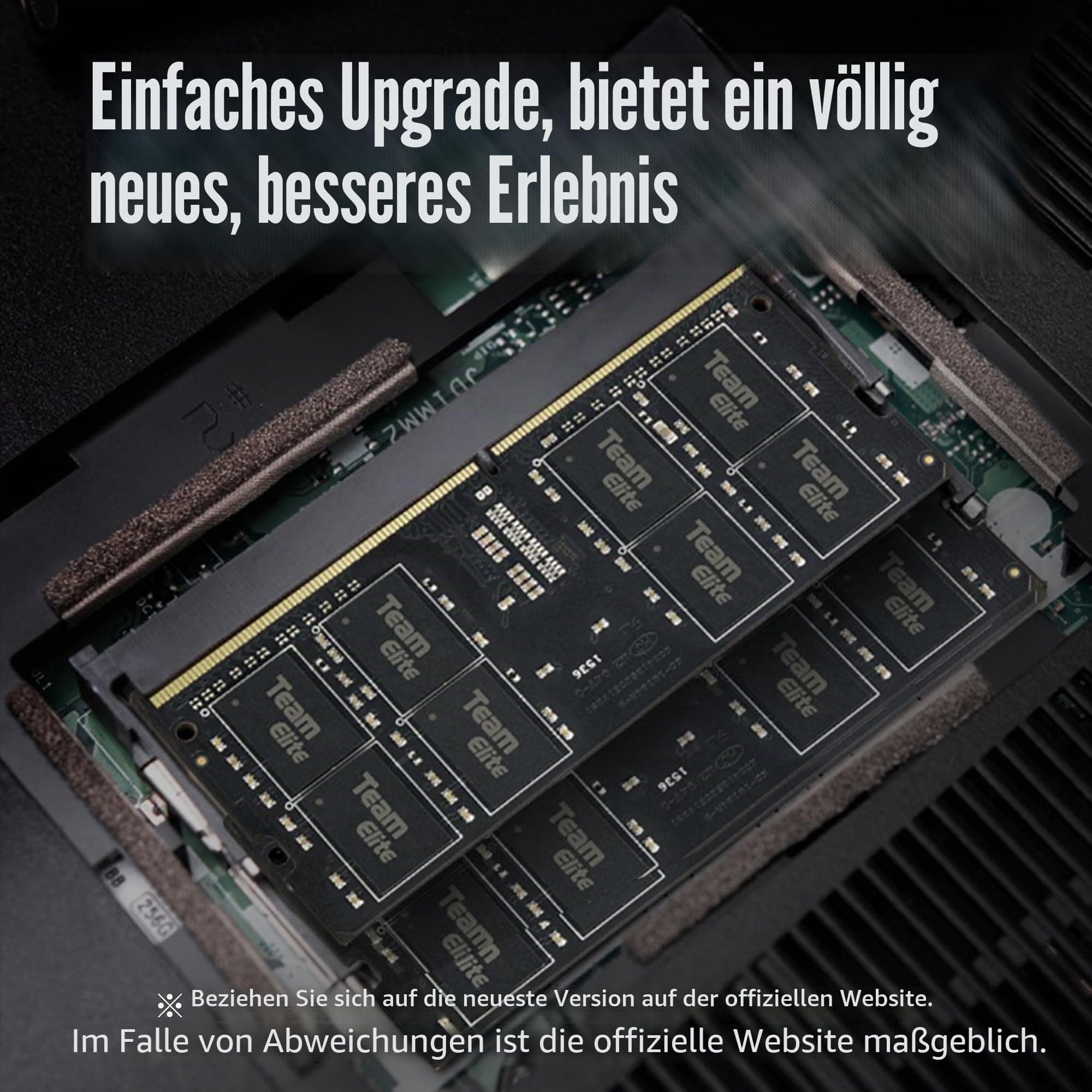 Memoria SODIMM DDR4 3200 32GB C22 Team Elite 32GB Classic multicolour Bild 7