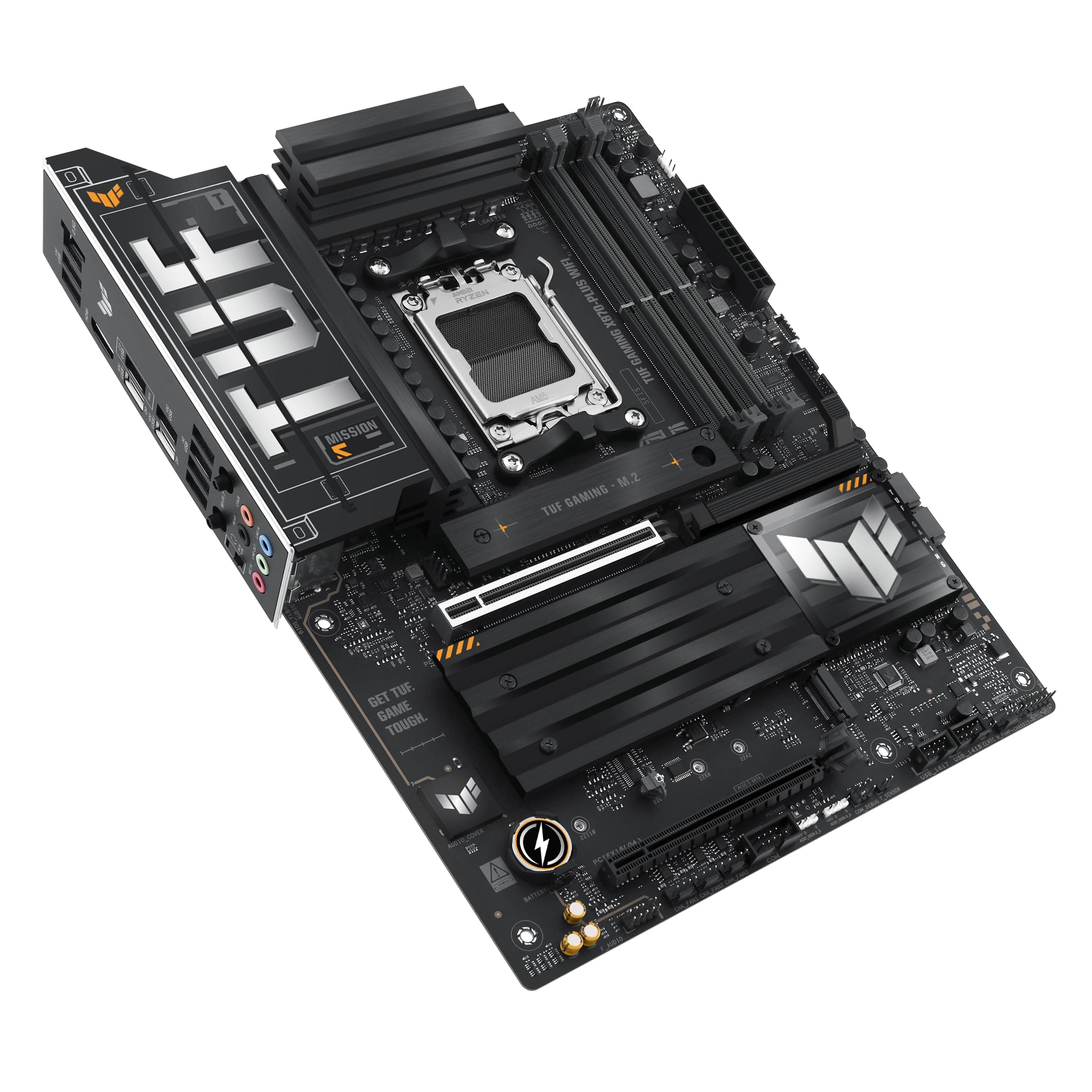 ASUS TUF GAMING X870E-PLUS WIFI7 Mainboard Sockel AMD AM5 (ATX, DDR5, PCIe 5.0, 4x M.2, WiFi 7, Aura Sync, AI Cooling II, PCIe Slot Q-Release Slim, BIOS Flashback) Bild 6