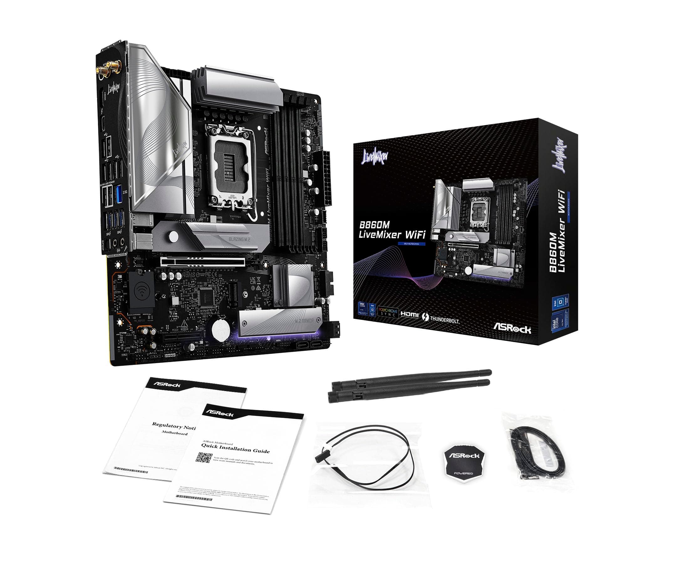 ASRock Mainboard B860M LiveMixer WiFi Bild 7