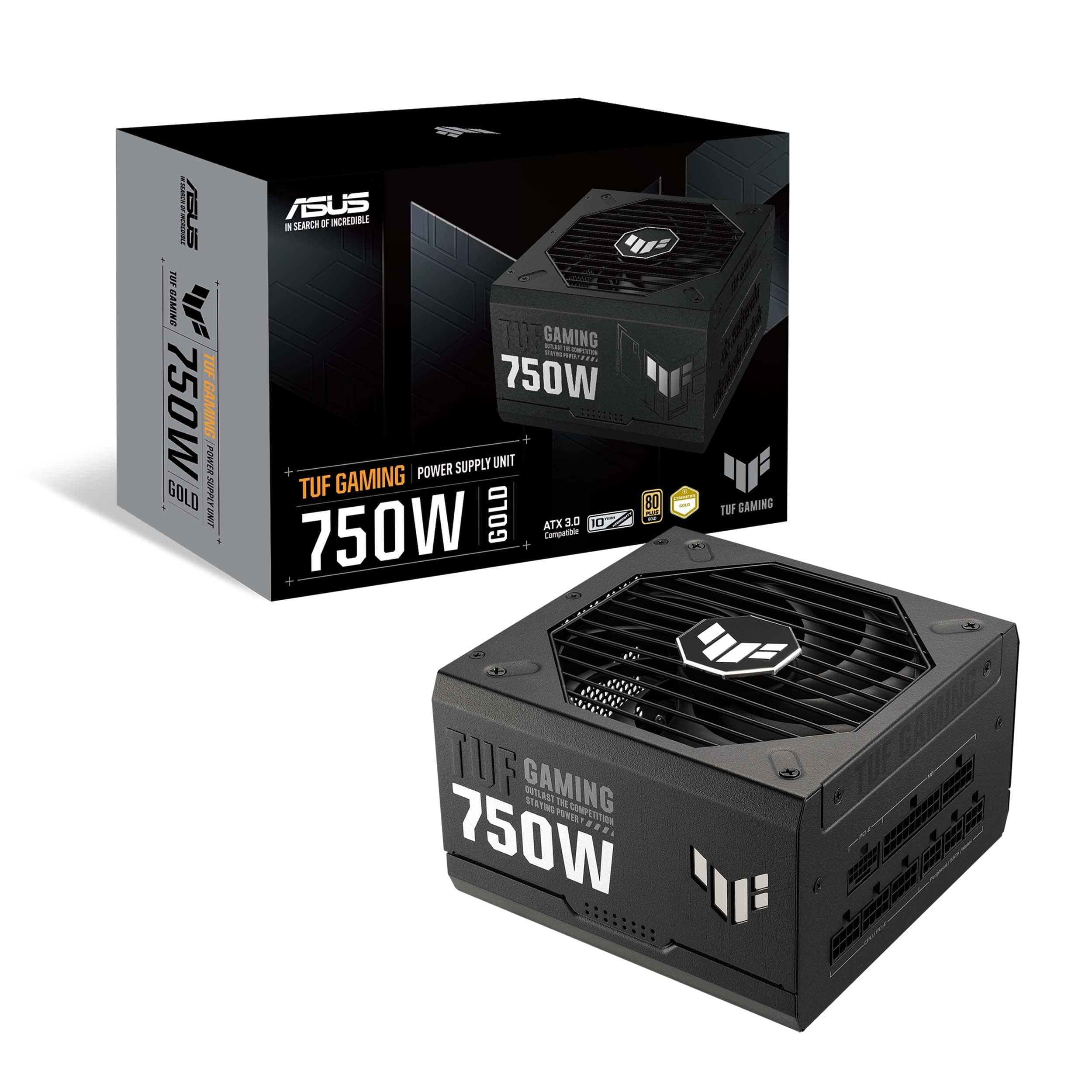 ASUS TUF Gaming 750W Gold Netzteil (750 Watt, Vollmodular, ATX 3.1-kompatibel, Axial-tech Lüfter, PCB-Beschichtung, Doppelkugellager) Bild 2