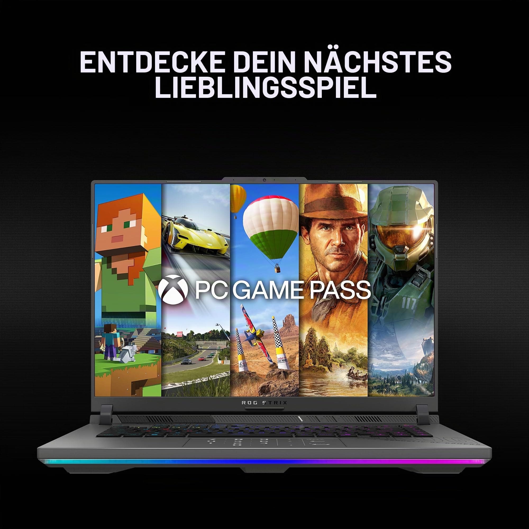ASUS ROG Strix G16 (2025) Gaming Notebook, 16 Zoll ROG Nebula 16:10 2.5K 240Hz/3ms, NVIDIA GeForce RTX 5070 Ti, AMD Ryzen 9 9955HX3D, 32GB DDR5-5600, 1TB PCIe e Gen 4 SS D, Wi-Fi 6E, Win 1 1 Stück R9 X3D | RTX5070 Ti Bild 7
