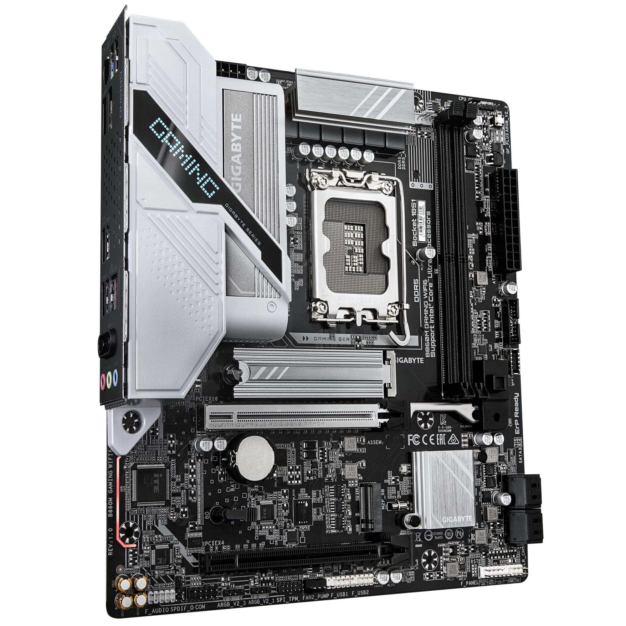 GIGABYTE B860M Gaming WIFI6 Mainboard - Intel Core Ultra Series CPUs, 8+1+2 Phases VRM, bis zu 9066MHz DDR5, 1xPCIe 5.0 + 1xPCIe 4.0 M.2, 2.5GbE LAN, WiFi 6, USB 3.2 Gen 1 Bild 5