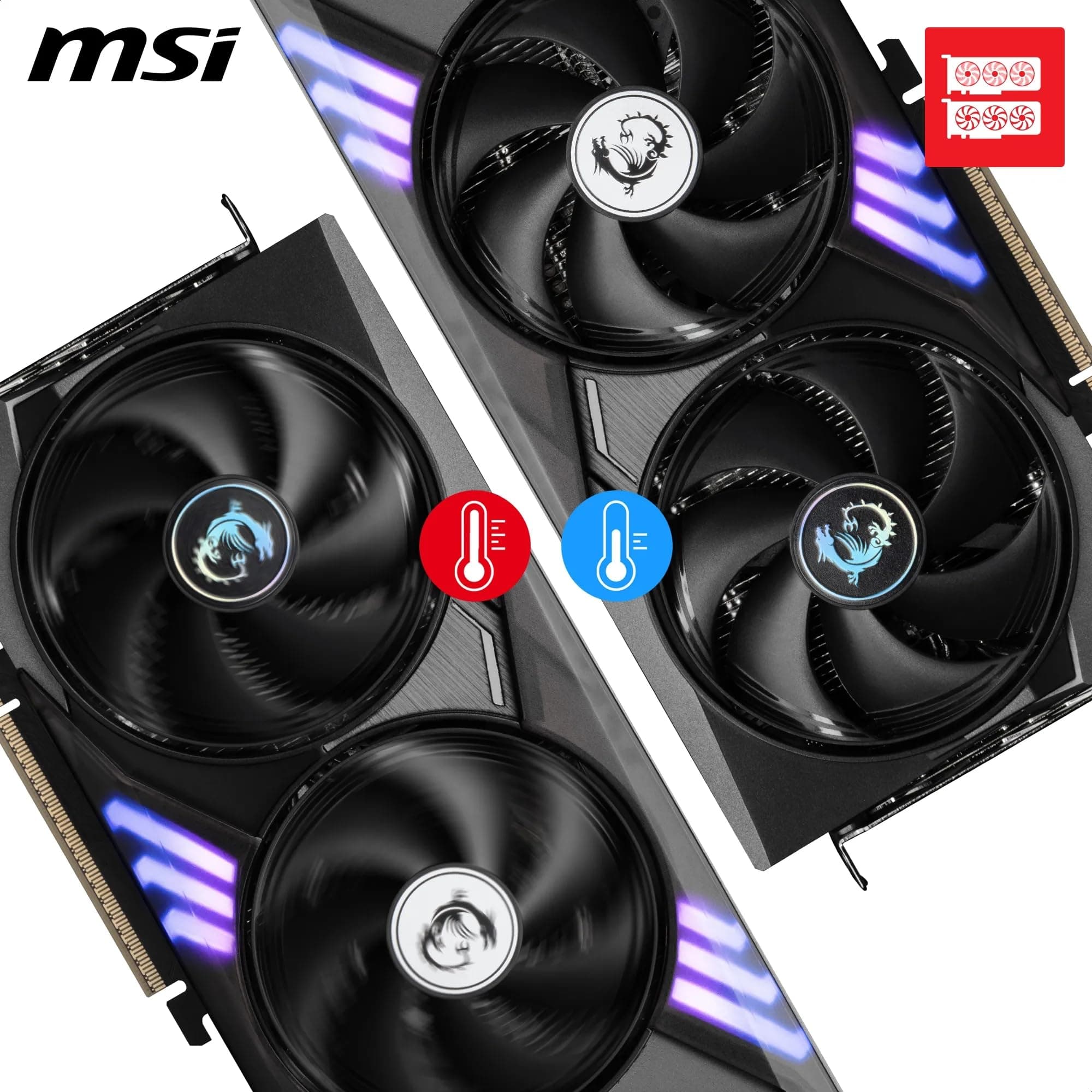 MSI GeForce RTX 5060 Ti 8G Gaming Trio OC - 8 GB GDDR7 (28Gbps/128-bit), PCIe 5, Boost: 2647 MHz, HDMI 2.1b, DisplayPort 2.1b Bild 6