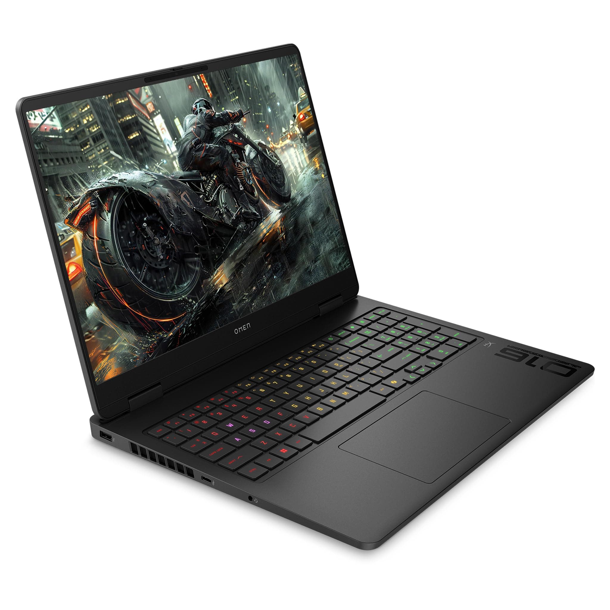 HP Omen 16 Gaming Laptop, AMD Ryzen 9 8940HX, 64 GB DDR5 RAM, 2 TB PCIe SSD, 16" FHD (1920x1200) IPS 144Hz Display, Nvidia Geforce RTX 5070, Deutsches Tastatur, Windows 11 Pro, Shadow Black 64 GB RAM | 2 TB SSD Windows 11 Pro Bild 2
