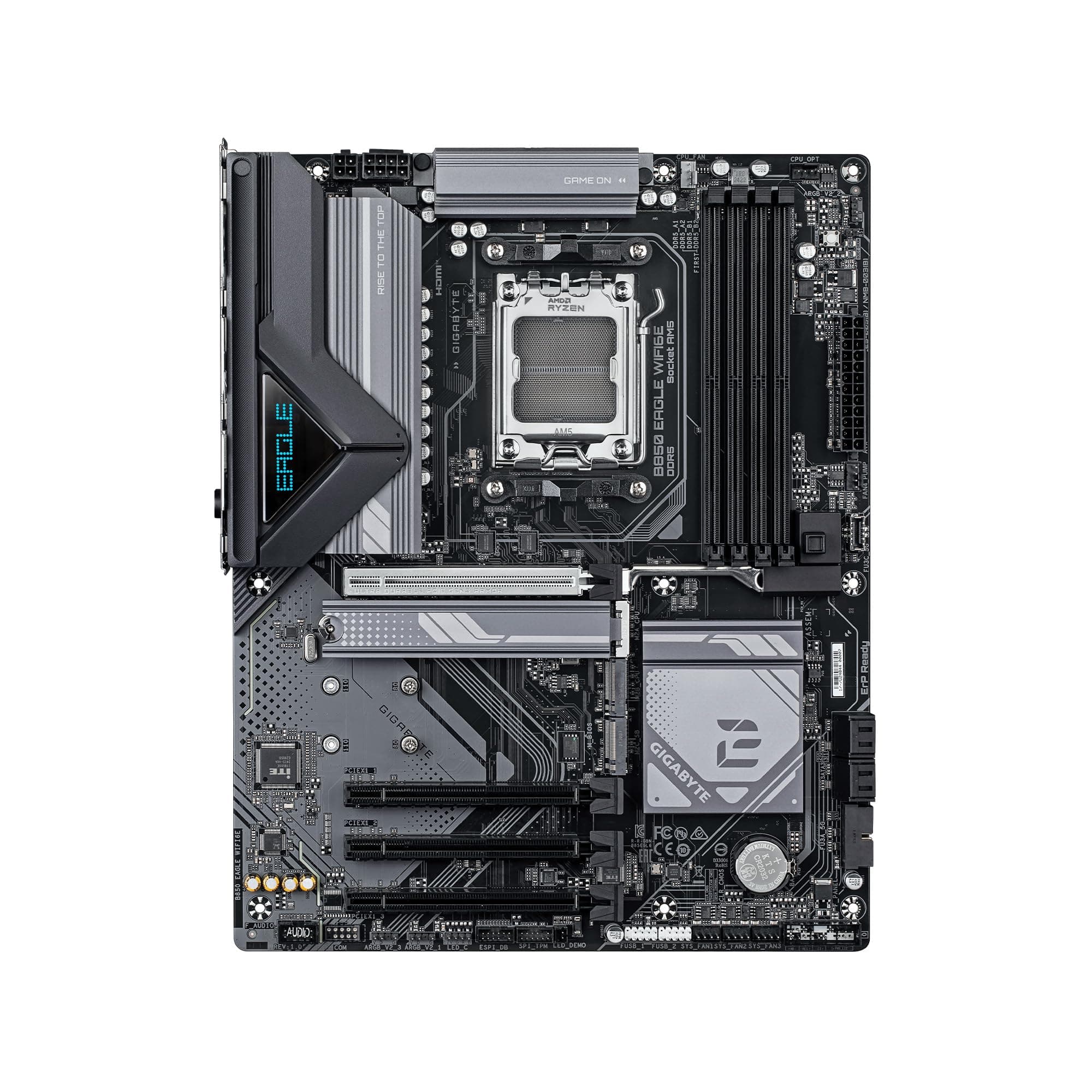 GIGABYTE B850 Eagle WIFI6E AMD AM5 LGA 1718 Motherboard, ATX, DDR5, 3X M.2, PCIe 5.0, USB-C, WIFI6E, 1GbE LAN, EZ-Latch, 5 Jahre Garantie Bild 5